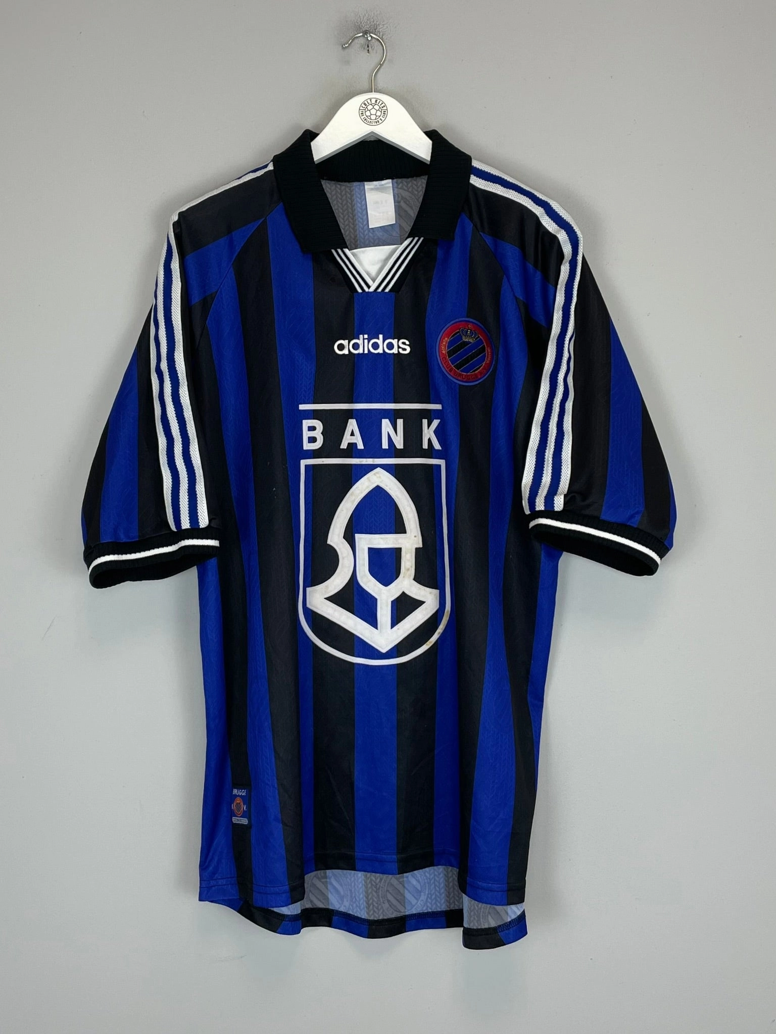 Play Ready Abrasion Resistant Fabric 1997/98 CLUB BRUGGE HOME SHIRT (XL) ADIDAS