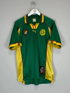 1998/99 CAMEROON HOME SHIRT (S) PUMA Reflective Trim