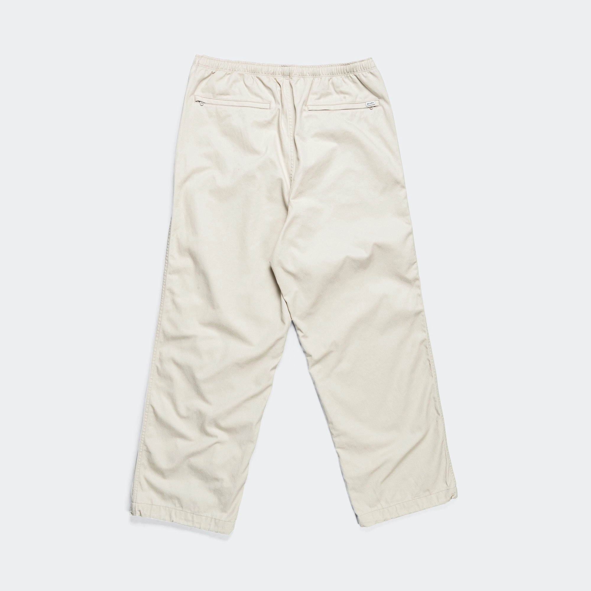 Basic Twill Easy Trousers - Ivory Smart Look Stretch Comfort