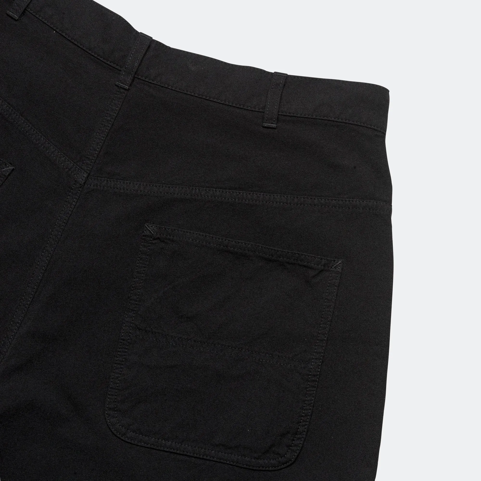 Nylon Oxford Short - Black/Black Sweat Wicking Channels