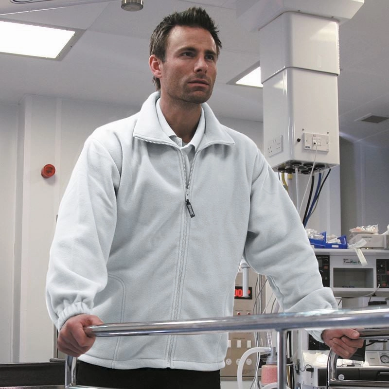 Full Zip Active Fleece Jacket | BLACK Soft Interior Cool Season