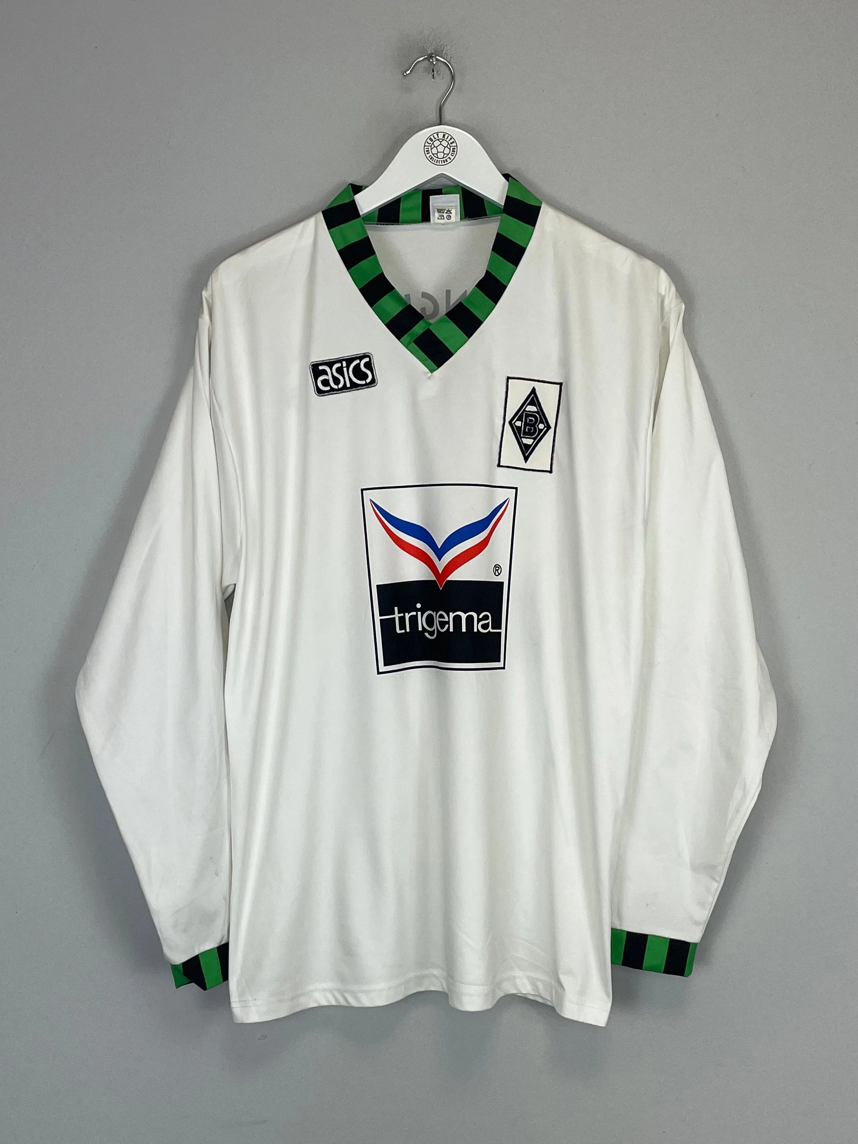 Form Fitting 1992/94 MONCHENGLADBACH L/S HOME SHIRT (L) ASICS