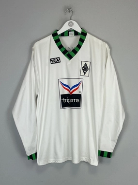 1992/94 MONCHENGLADBACH L/S HOME SHIRT (L) ASICS Stretch performance