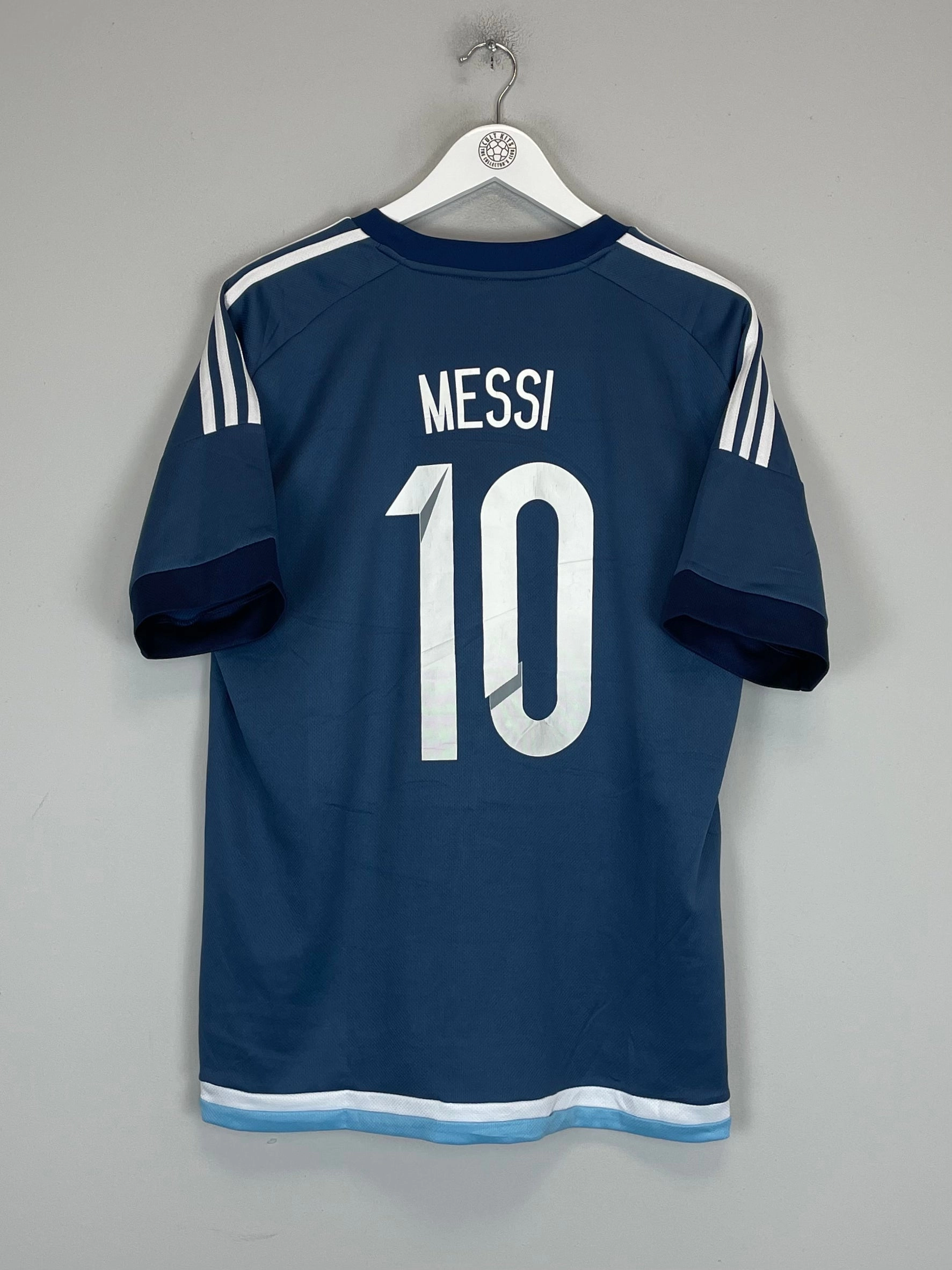 Four Way Stretch Material 2015/16 ARGENTINA MESSI #10 AWAY SHIRT (L) ADIDAS