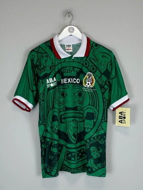 1998 MEXICO *RE-ISSUE* HOME SHIRT (MULTIPLE SIZES) ABA SPORT Friction control Streetwear Style