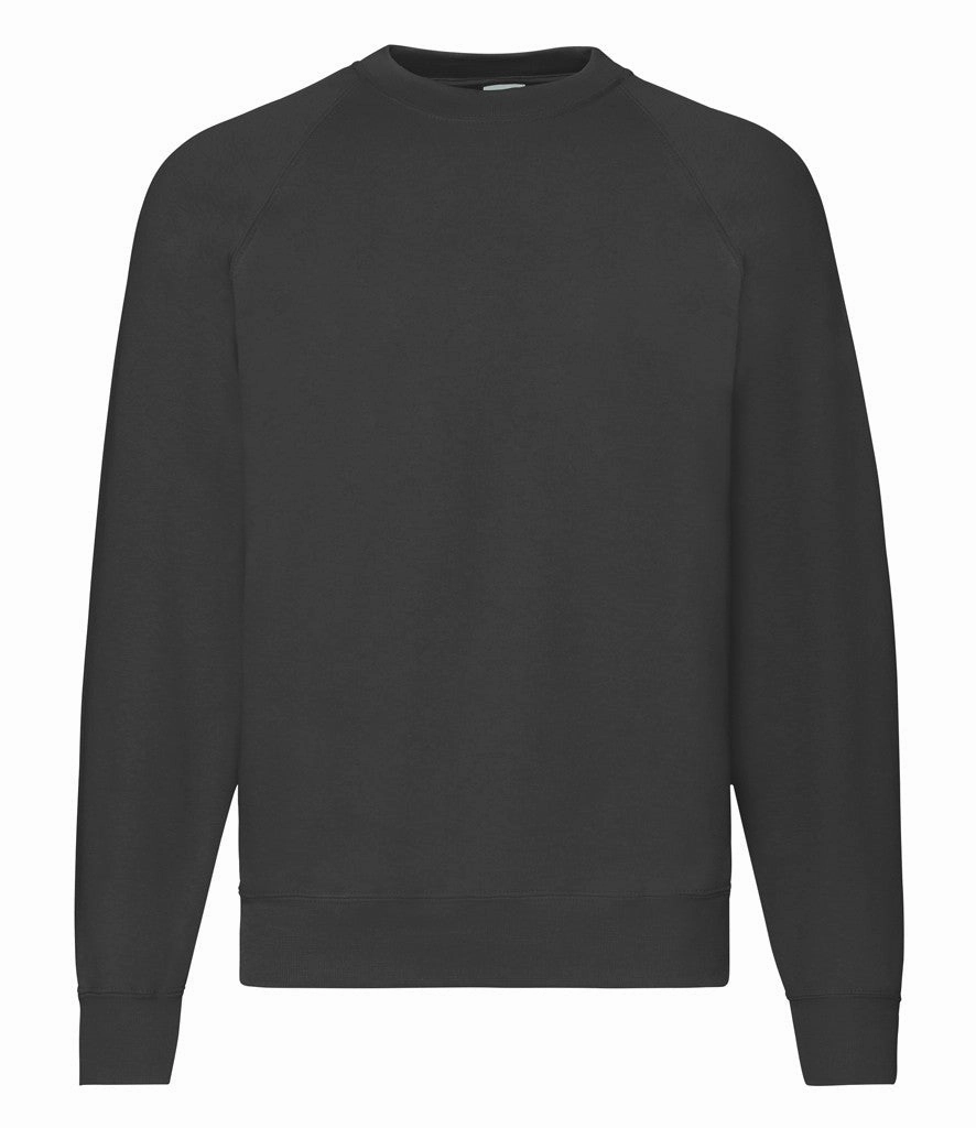 Wool Snuggly Fit Raglan Sweatshirt | BLACK