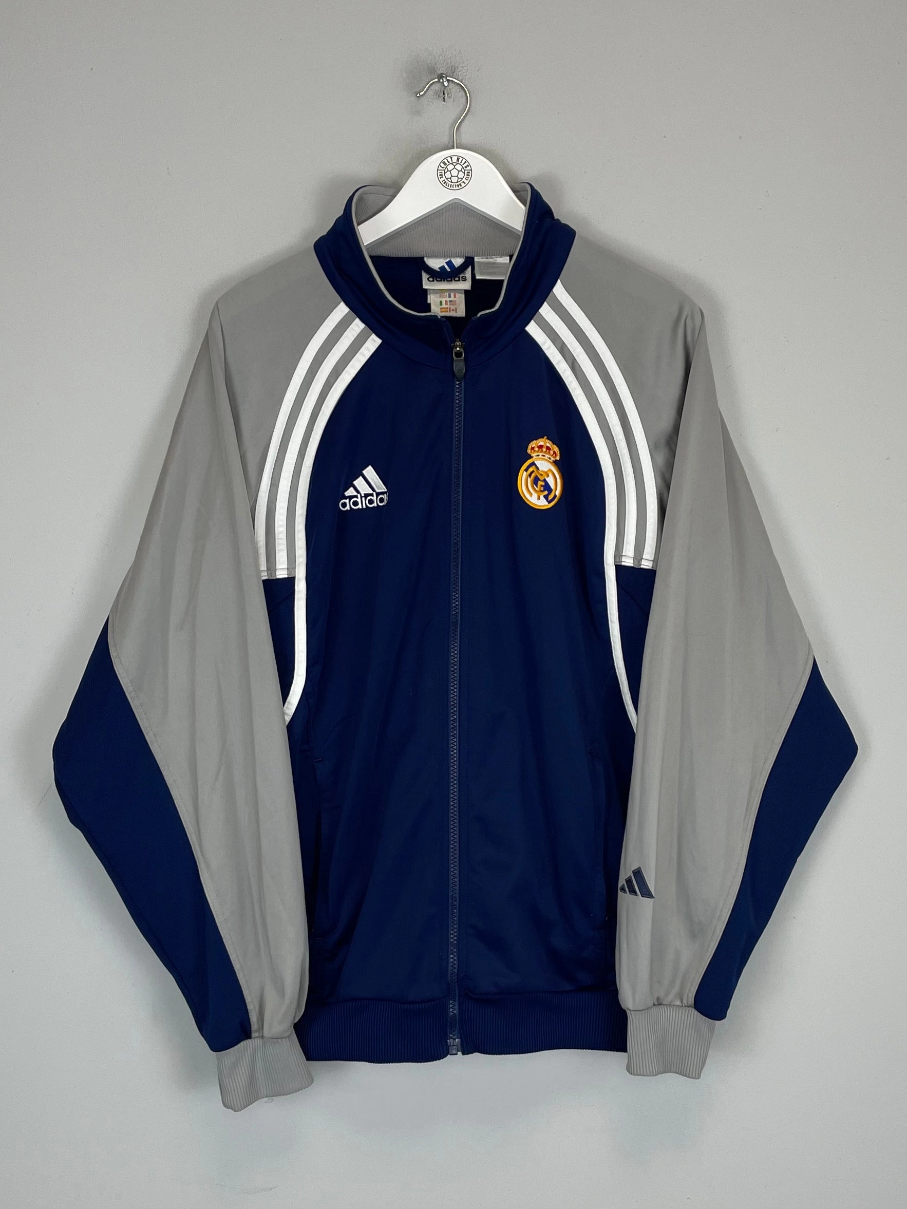 2000/01 REAL MADRID TRACK JACKET (M) ADIDAS Lightweight Thermal Layer