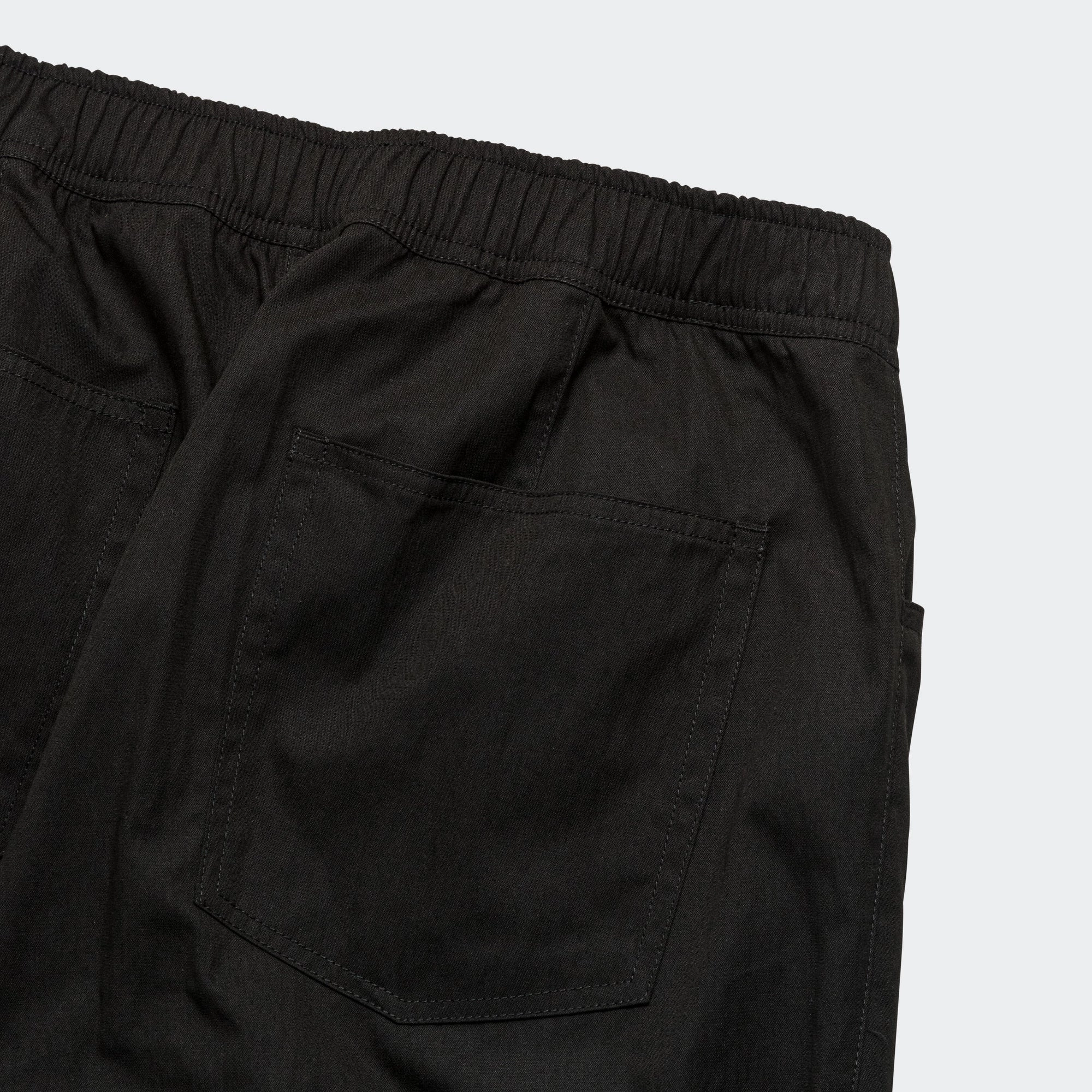 Flared bottom Ragnar Fine Broken Twill - Black