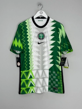 2020/21 NIGERIA *BNWT* HOME SHIRT (M) NIKE Movement Support Feel Good Fit