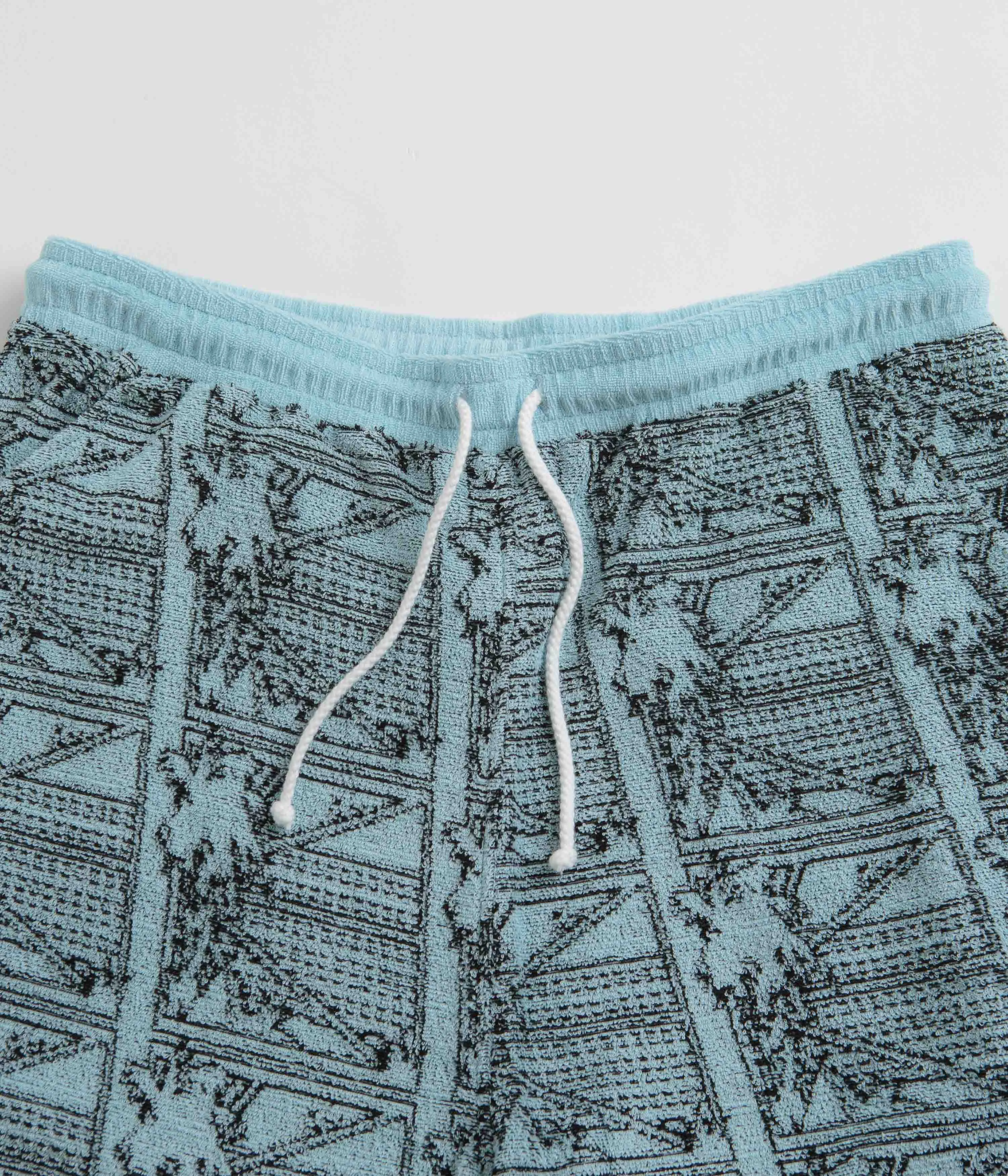 Rassvet Miami Terry Shorts - Light Blue Cargo Pockets