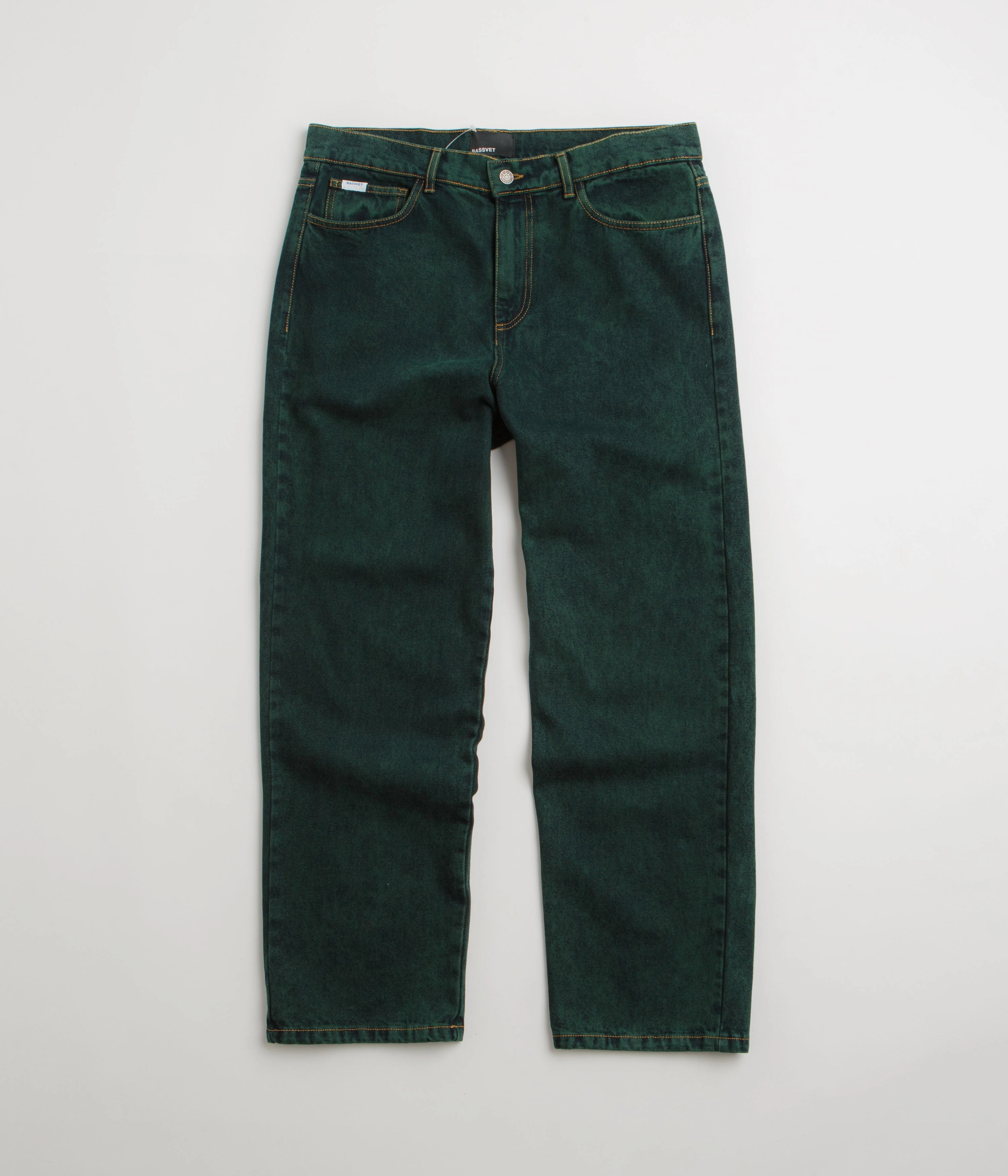 Year Round Piece Daily Attire Rassvet Classic Jeans - Green