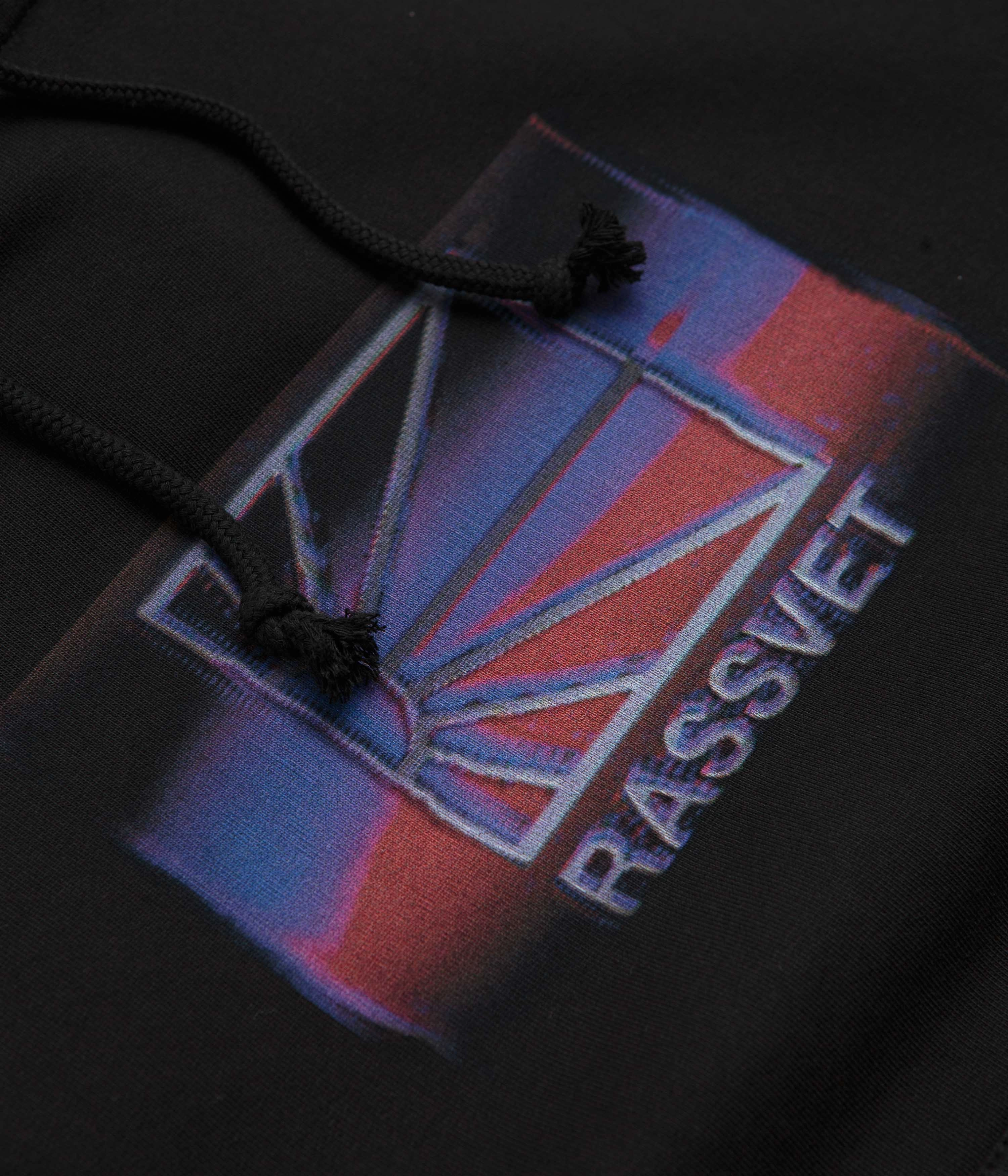 polka dot style Rassvet Glitch Hoodie - Black