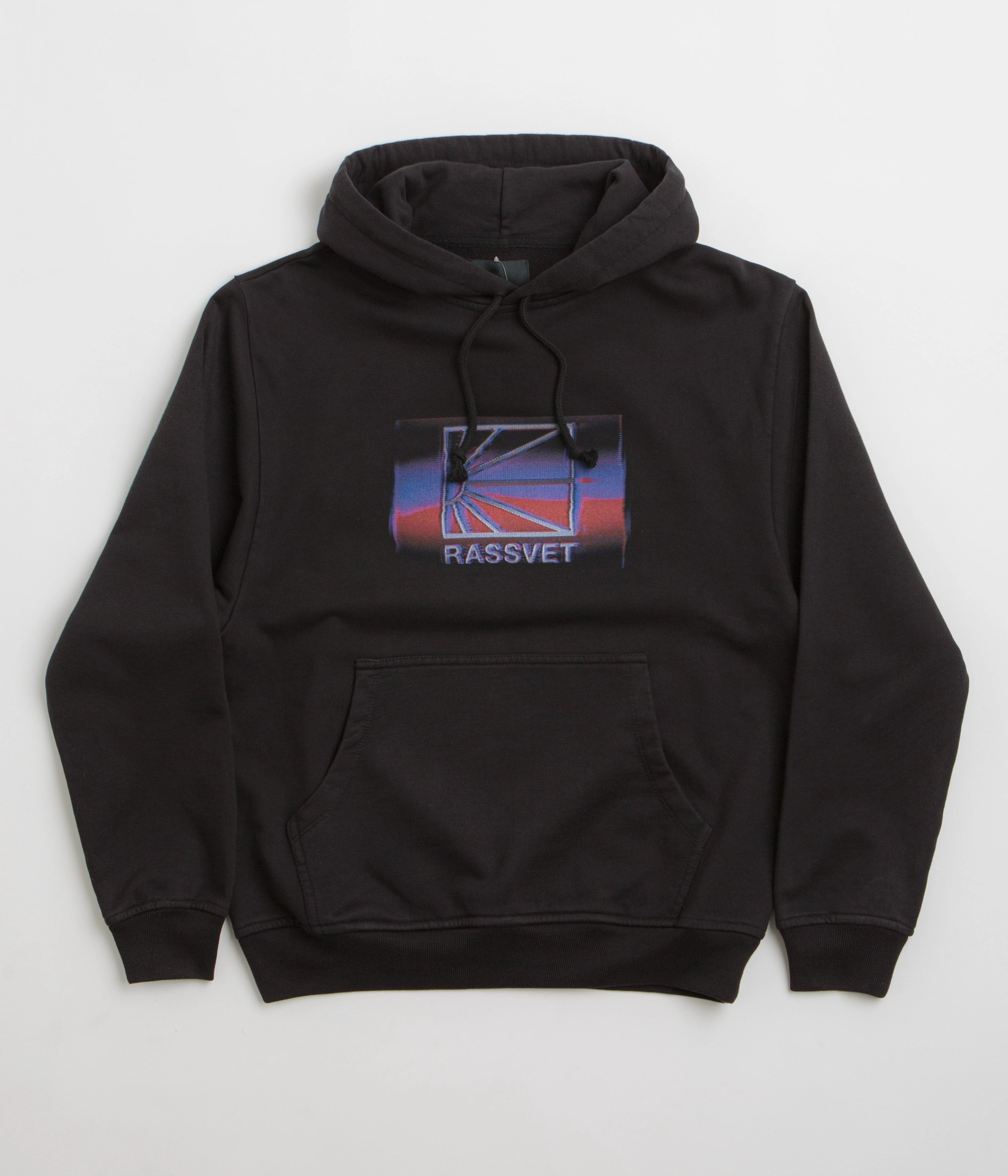 Rassvet Glitch Hoodie - Black Mediterranean style City Energy