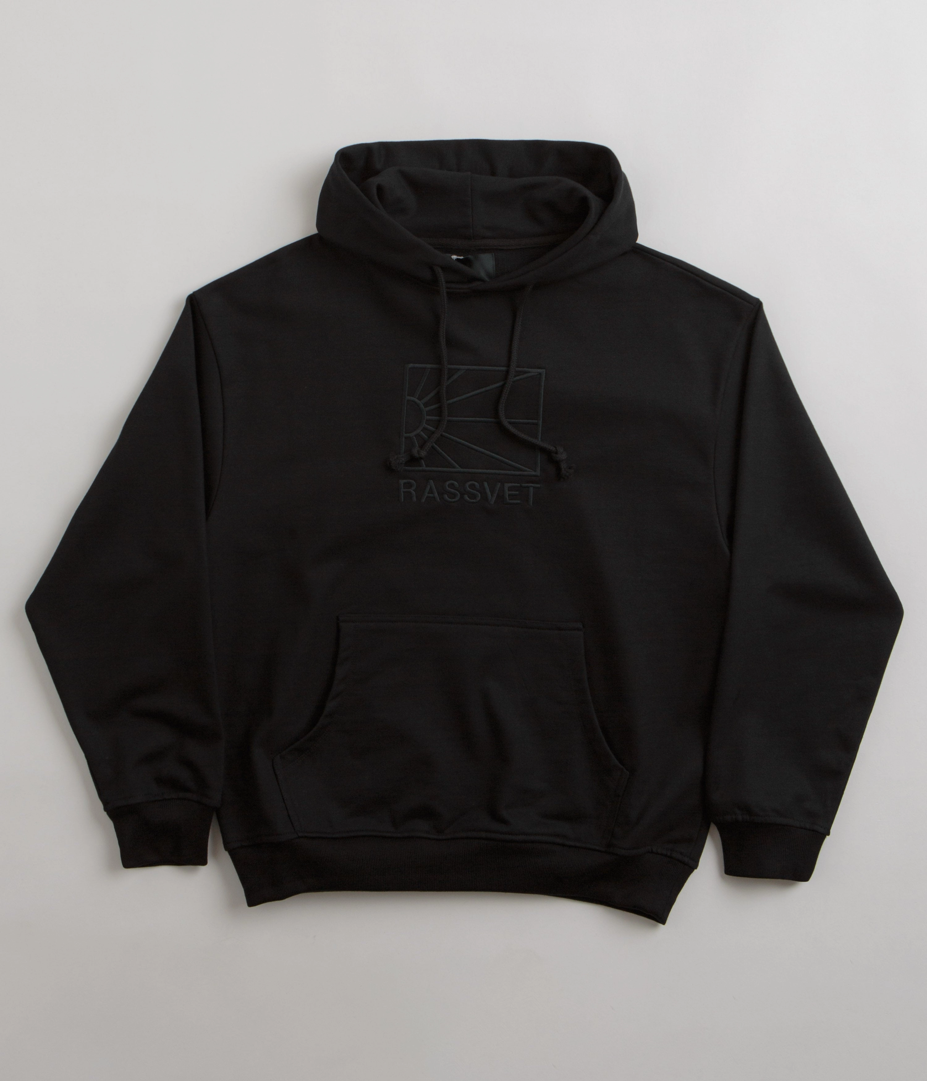 Rassvet Logo Hoodie - Black Classic Street