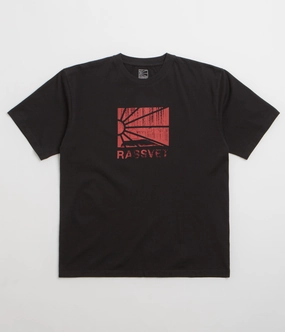 Versatile Wardrobe Piece Rassvet Ray Logo T-Shirt - Black