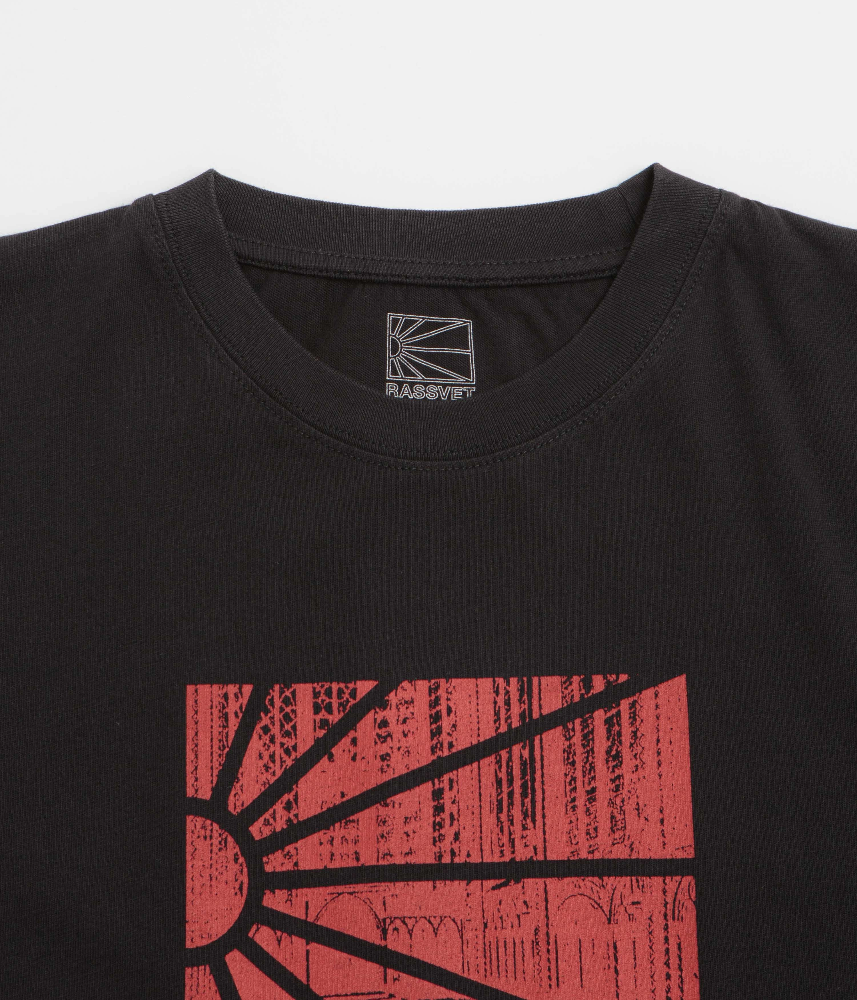 Rassvet Ray Logo T-Shirt - Black No Shrink Technology coordinate with other items