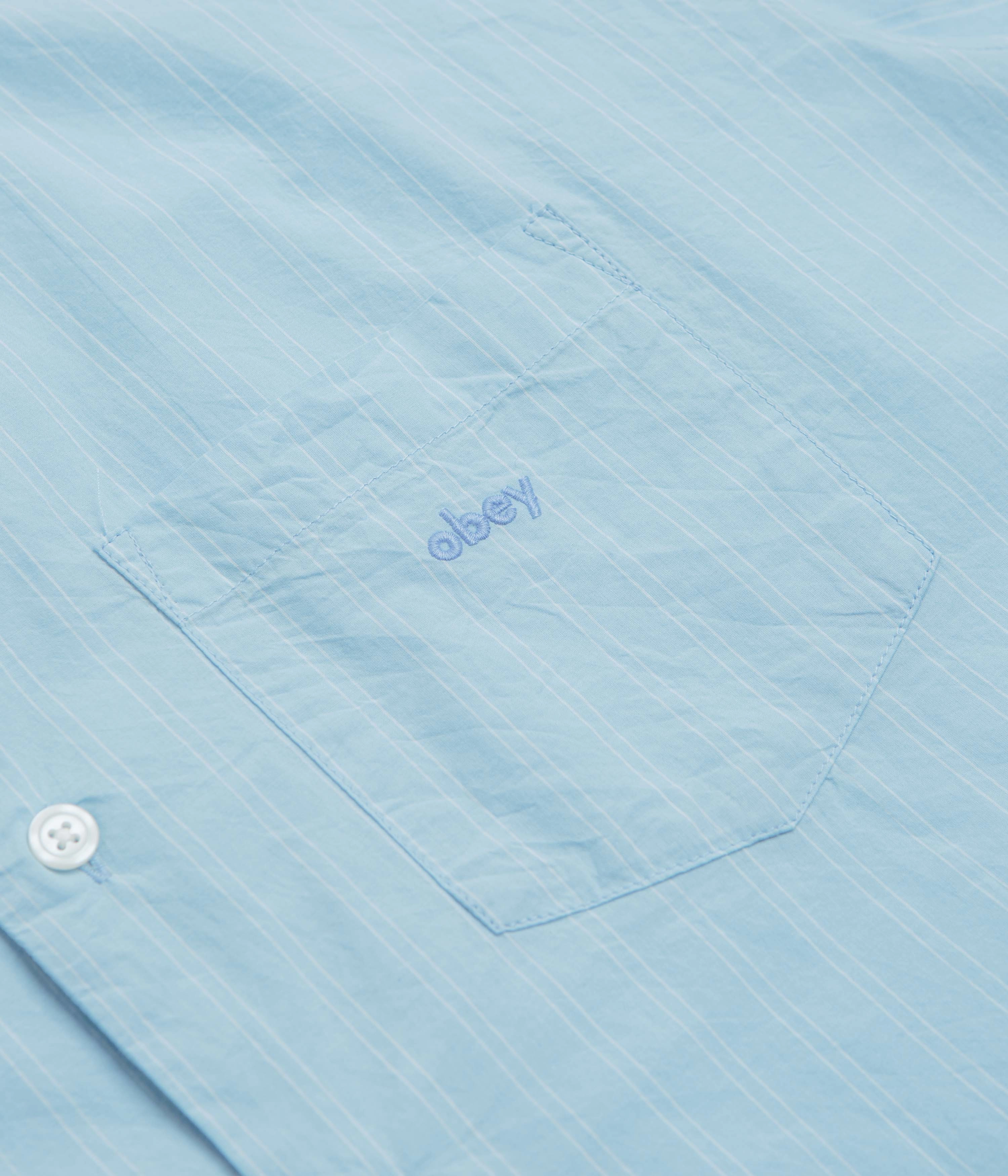 Obey Rizzo Short Sleeve Shirt - Cerulean Multi Formal Elegance