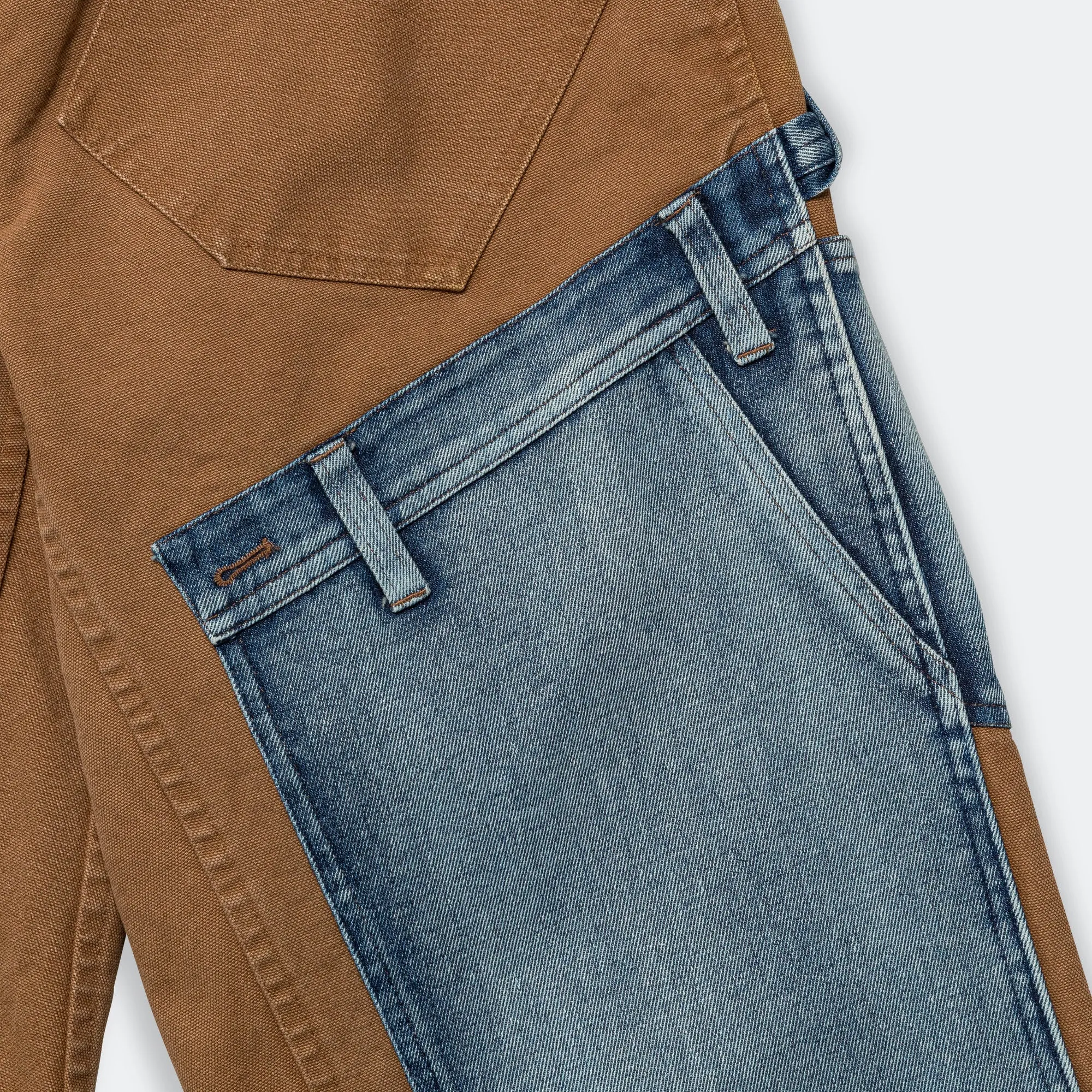 Re-make Carpenter Jeans - Brown/Blue Daily Casual Seasonal Wardrobe