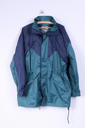 File Touch REACH Mens M Parka JacketHi-Tech Performance Outerwear Hood Green