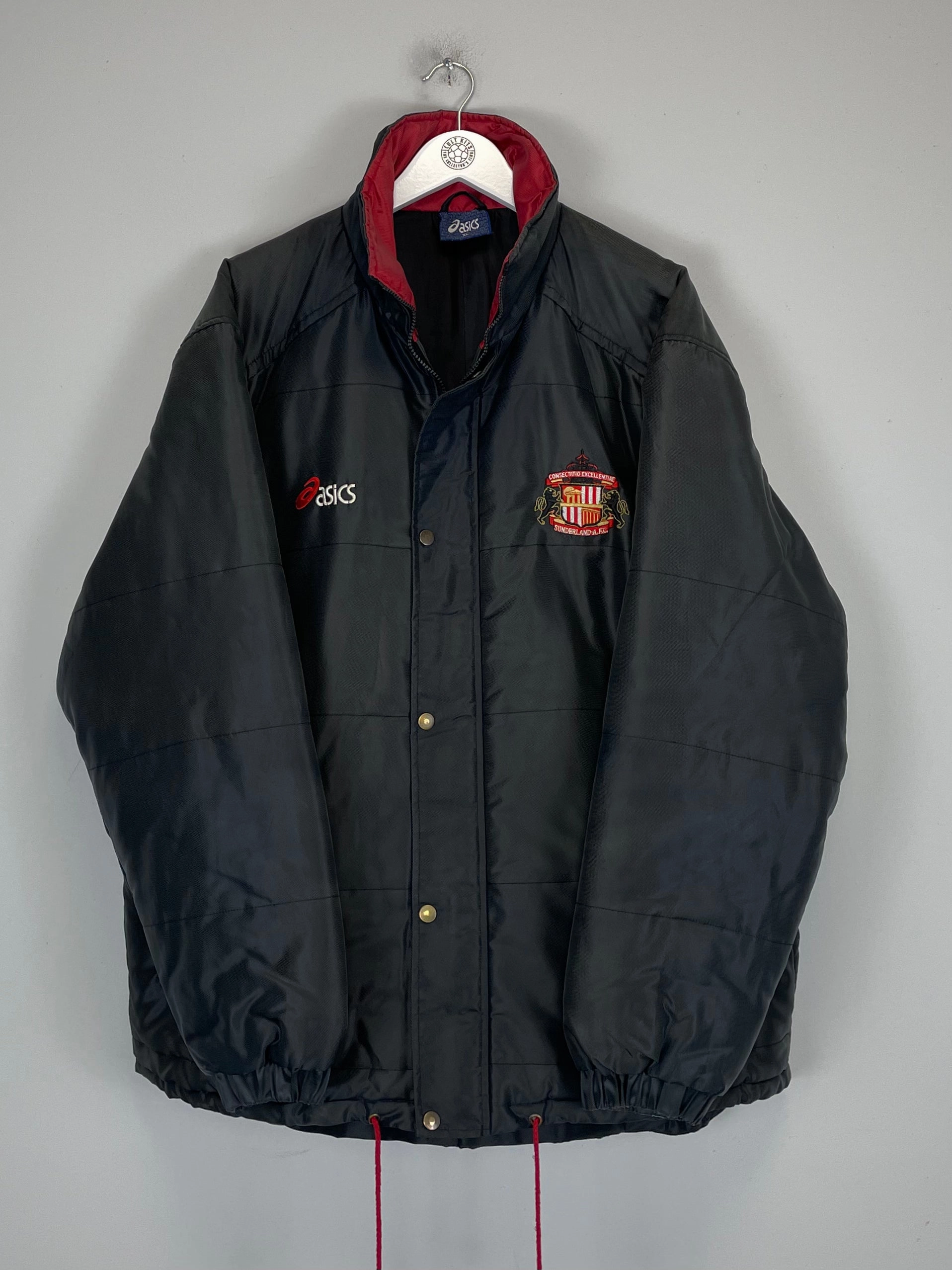 Eye-Catching Breathable activewear 1998/99 SUNDERLAND BENCH COAT (XL) ASICS