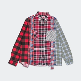 Neutral Colors Rebuild Flannel 7 Cuts Shirt - Small #1