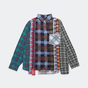 Rebuild Flannel 7 Cuts Shirt SS25 - Small #4 Quick Dry Technology