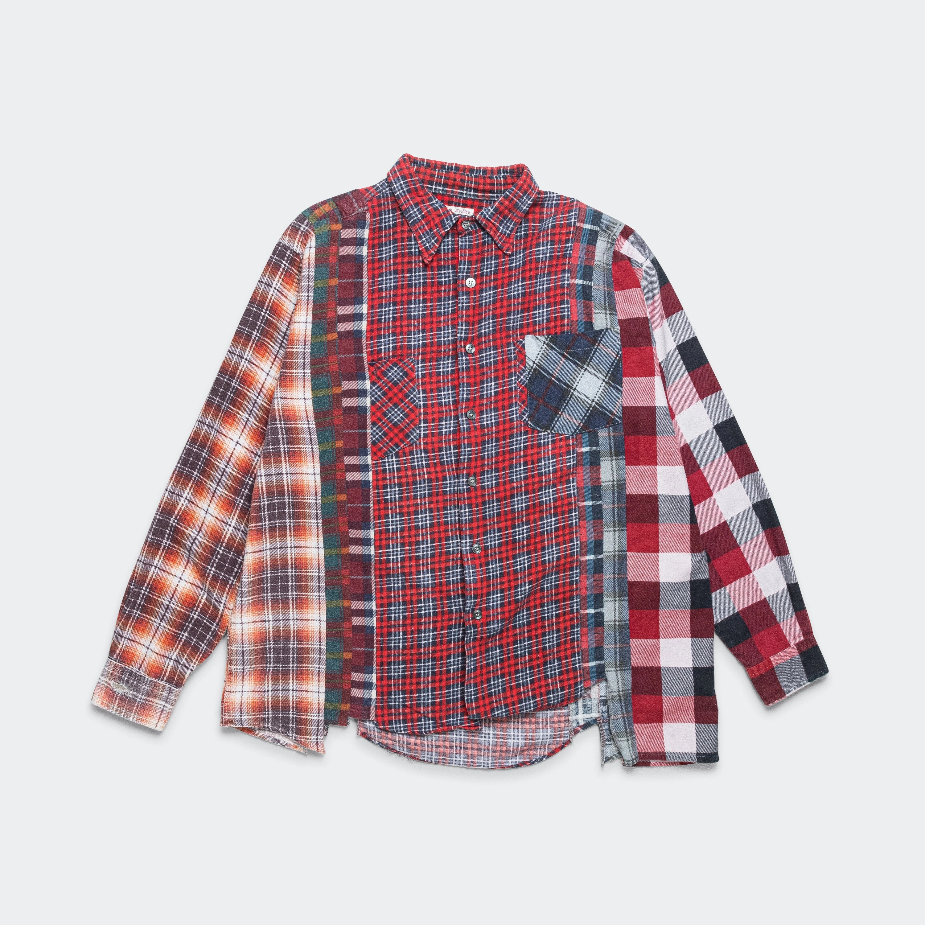 Rebuild Flannel 7 Cuts Shirt SS25 - X-Large #2 Fitted Shape