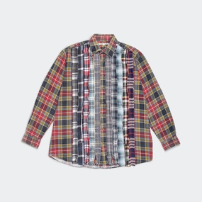 Pocket Detail Comfort Fit Rebuild Flannel Ribbon Shirt SS25 - Large #2