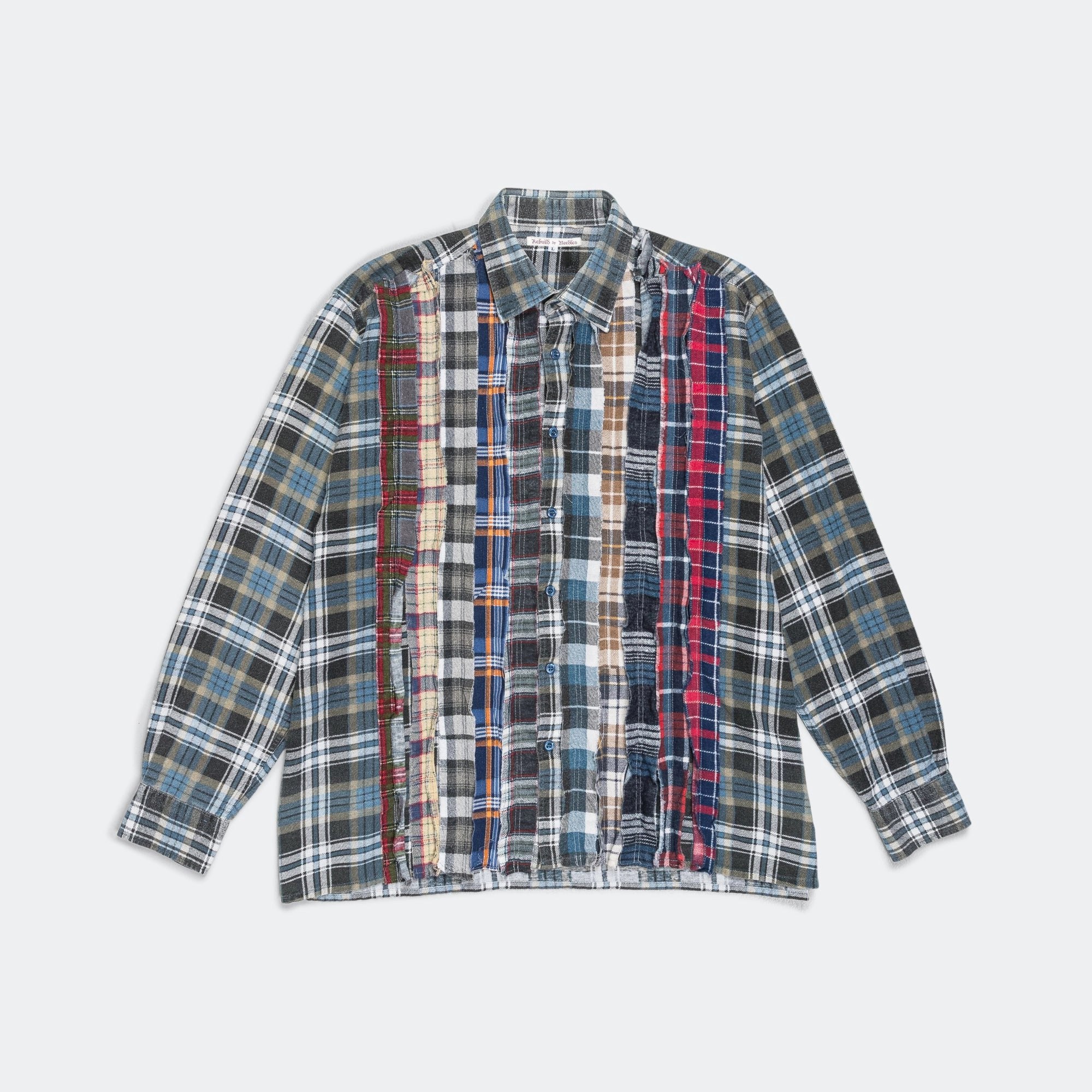 Rebuild Flannel Ribbon Shirt SS25 - Large #3 Quick Dry Construction Tagless Design