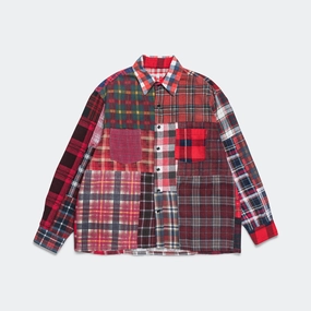 Modern Aesthetic Rebuild Flannel Straight Hem Shirt SS25 - Medium #7