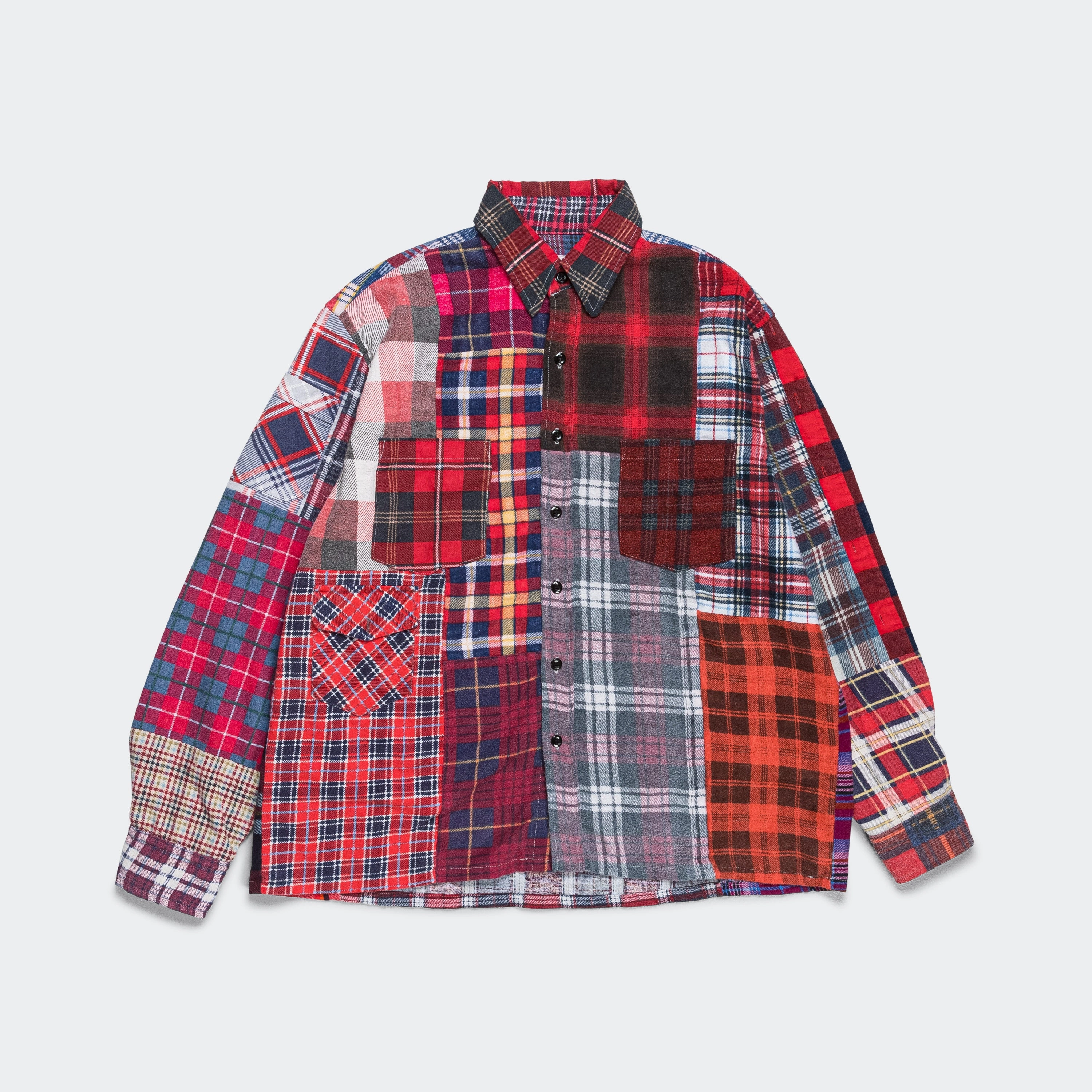 Minimalist Design Non-Iron Rebuild Flannel Straight Hem Shirt SS25 - Small #2