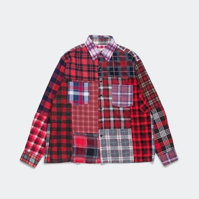 Rebuild Flannel Straight Hem Shirt SS25 - Small #3 hypoallergenic No Slip Shoulder Grips