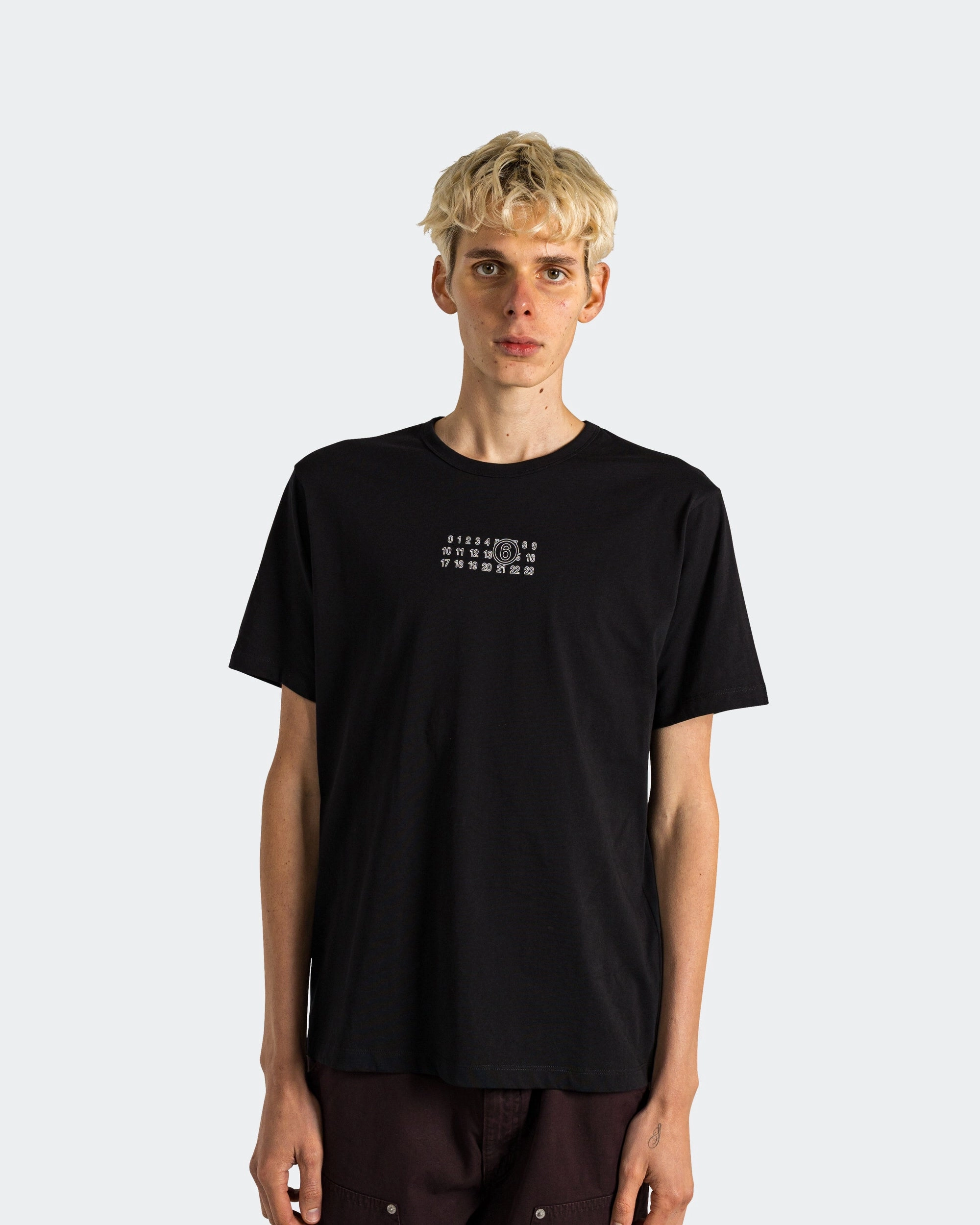 Numeric T-Shirt - Black Stretchable Fabric