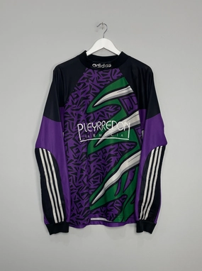 1995/96 CLUB PUEYRREDON #12 GK SHIRT (XL) ADIDAS Tagless Construction Neutral Style