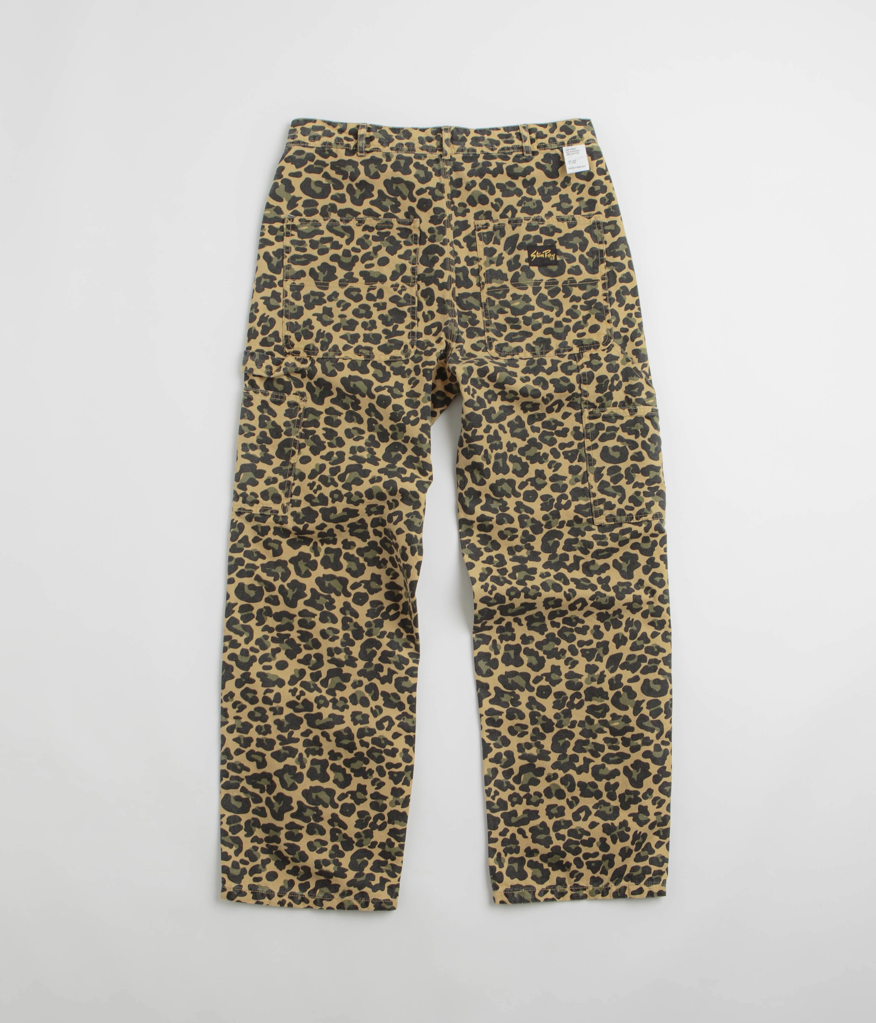 No Irritation Seams Timeless Comfort Stan Ray Big Job Painter Pants - Leopard Camo