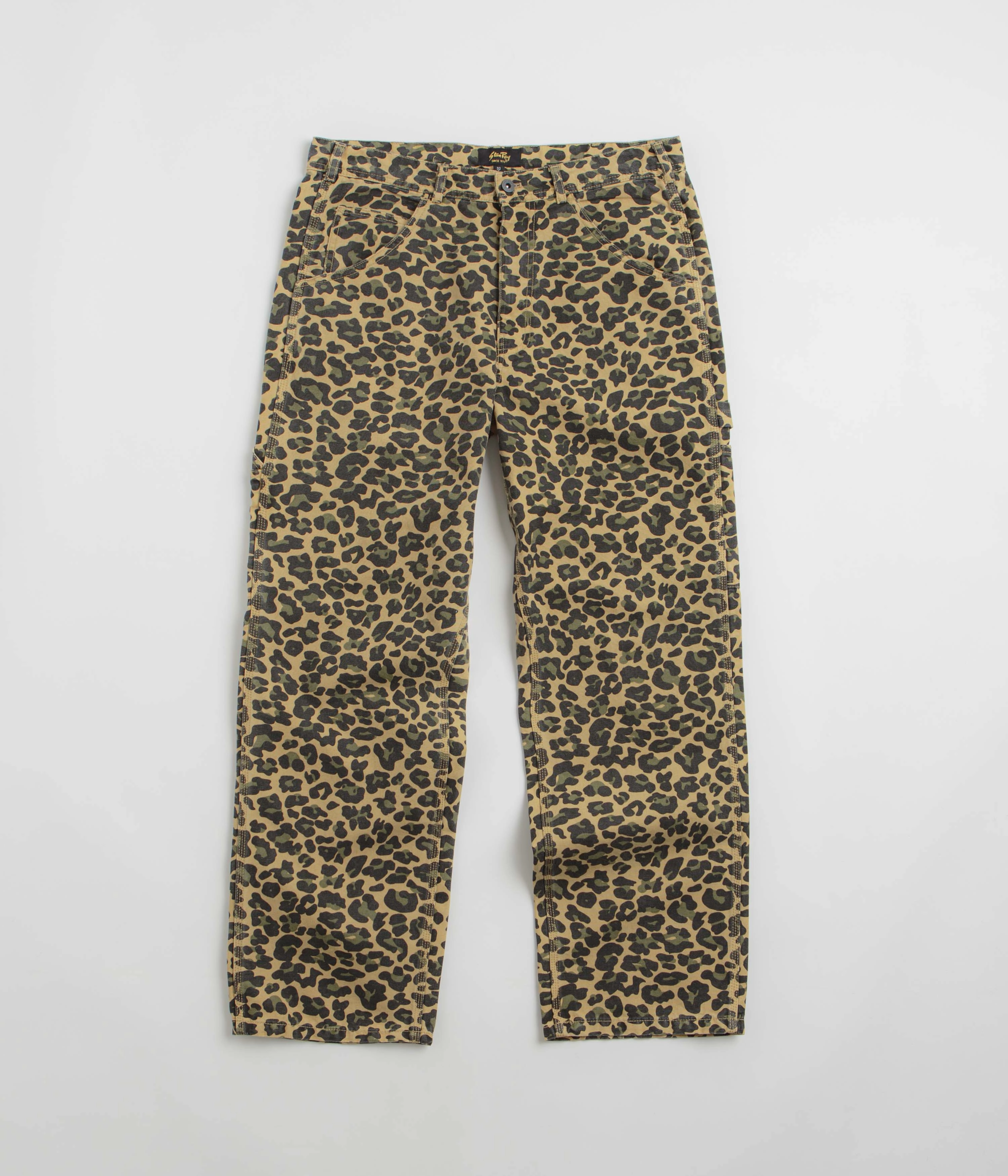 Stan Ray Big Job Painter Pants - Leopard Camo Multi Purpose Stylish Appearance