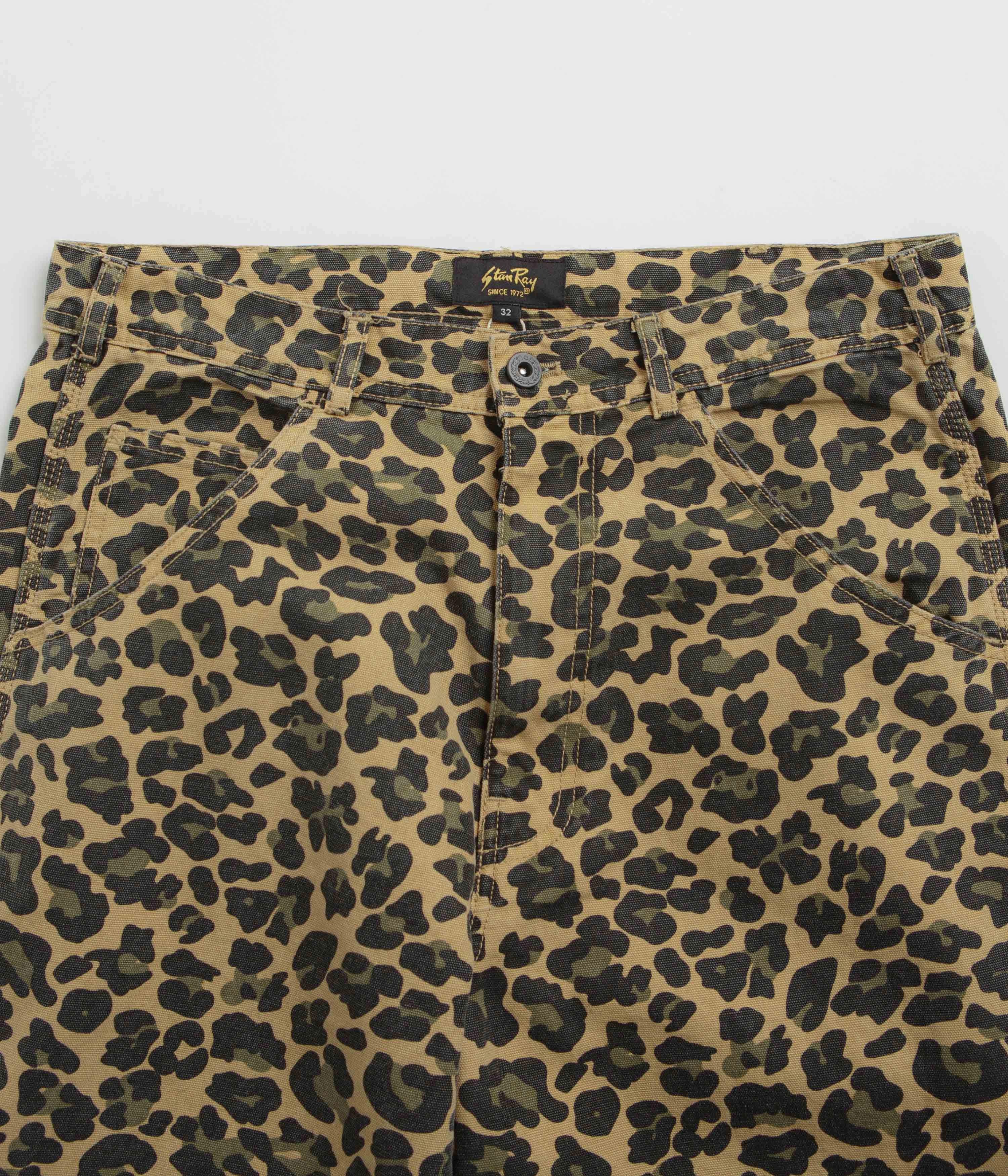 Flattering Look Stan Ray Big Job Painter Pants - Leopard Camo