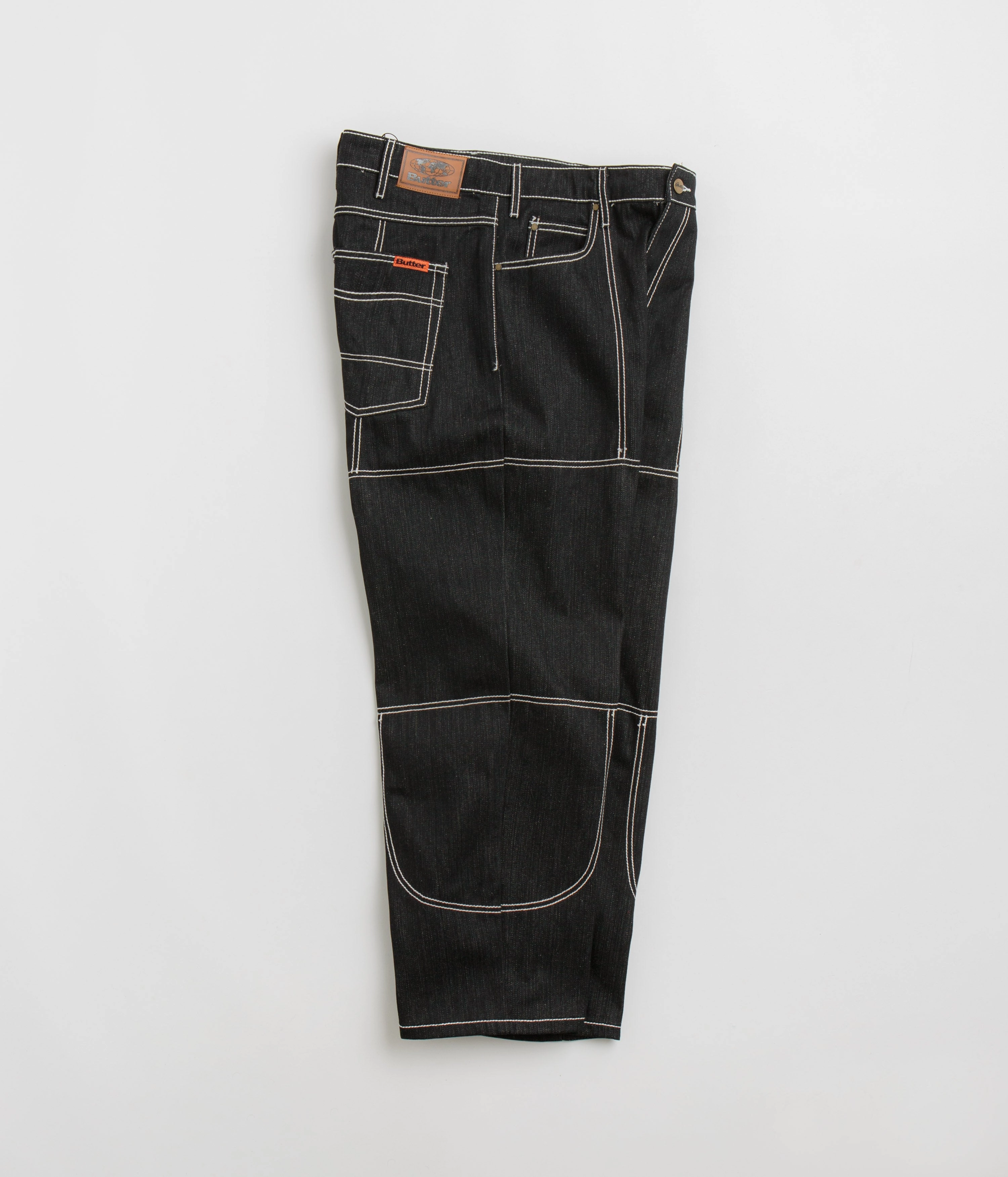 Neutral Daily Wear Butter Goods Adilson Jeans - Black