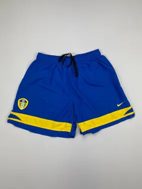 2001/03 LEEDS UNITED THIRD SHORTS (XL) NIKE WideLegOpening Quick Dry Technology