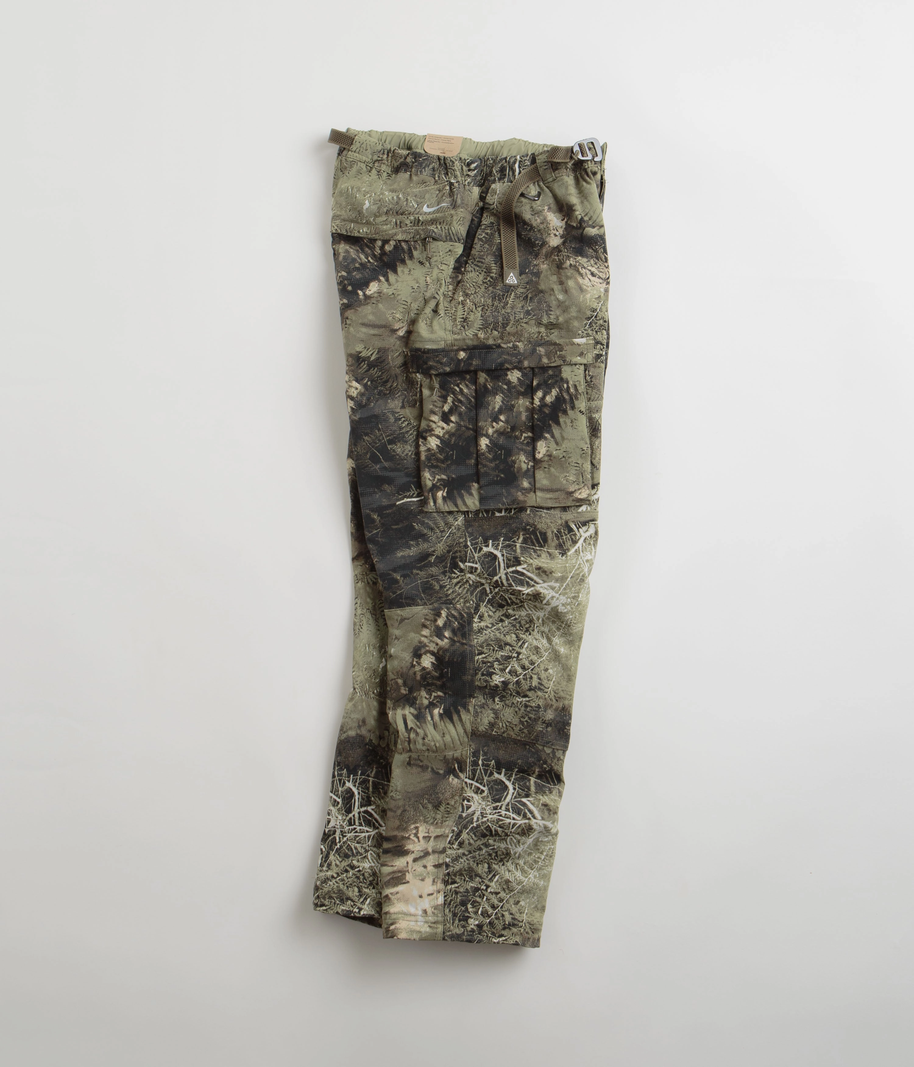 Nike ACG Smith Summit Cargo Pants - Oil Green / Medium Olive / Reflective Silv High Durability Stitching