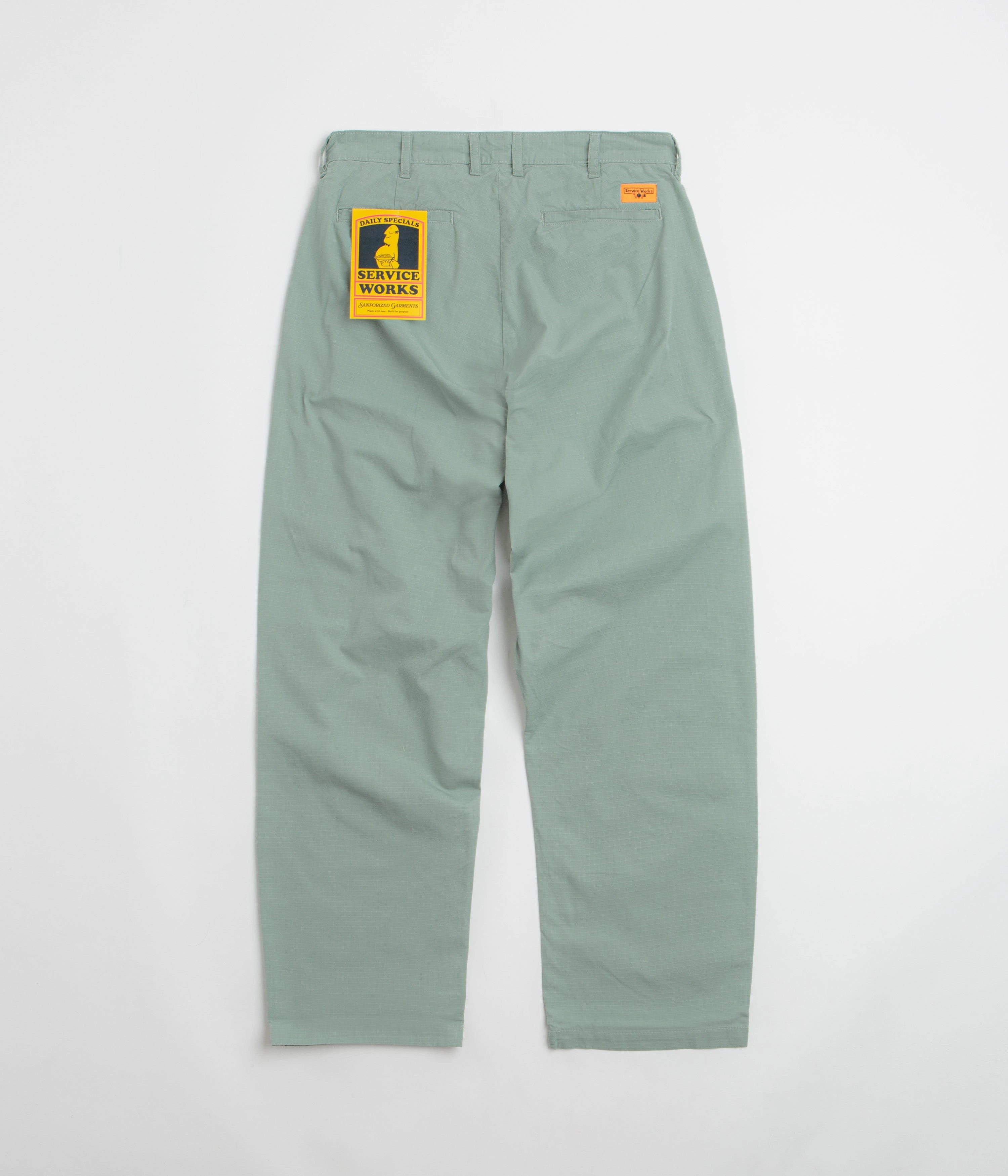 Service Works Ripstop Part Timer Pants - Sage Modern Waist