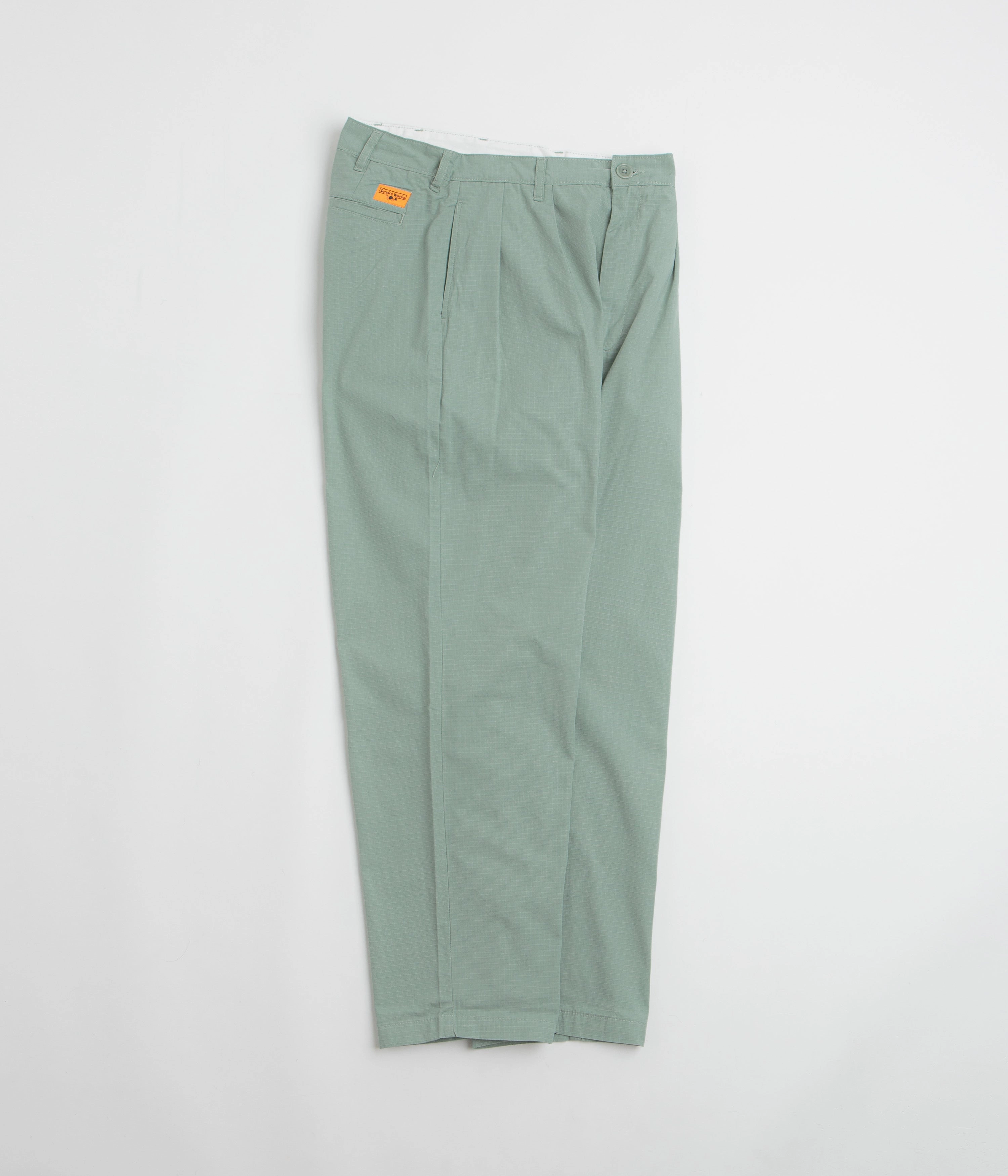 Service Works Ripstop Part Timer Pants - Sage Easy Care Fabric Finish Chilly Weather Fit