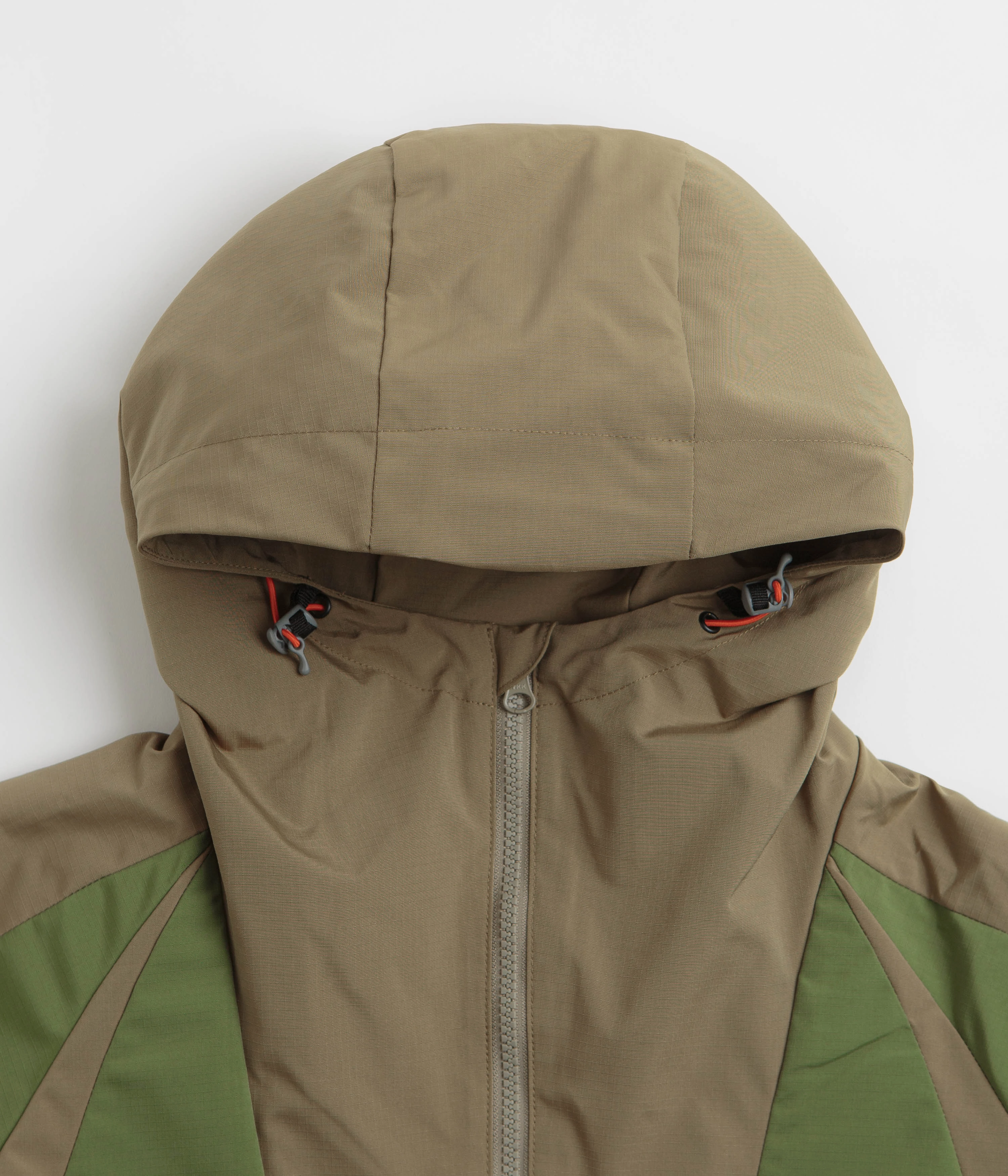 Commemorate Rugged Durability Butter Goods Contour Anorak Jacket - Sage / Stone