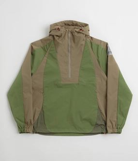 Butter Goods Contour Anorak Jacket - Sage / Stone Practical Comfort keepsake