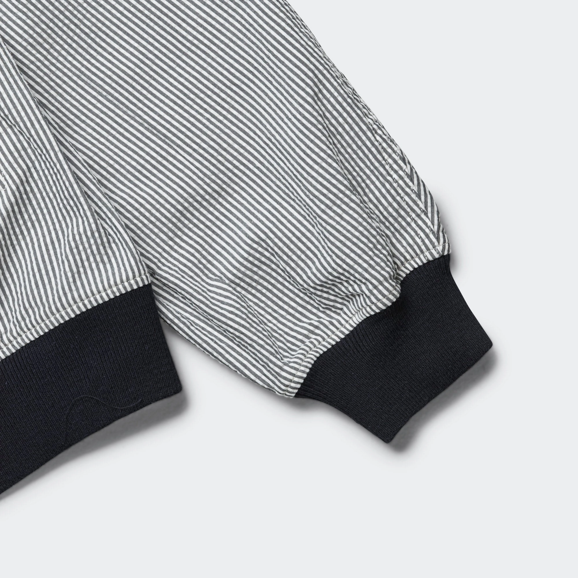 Classic Cut SlipResistantFastenings LL Jacket - Navy Cotton Seersucker Stripe