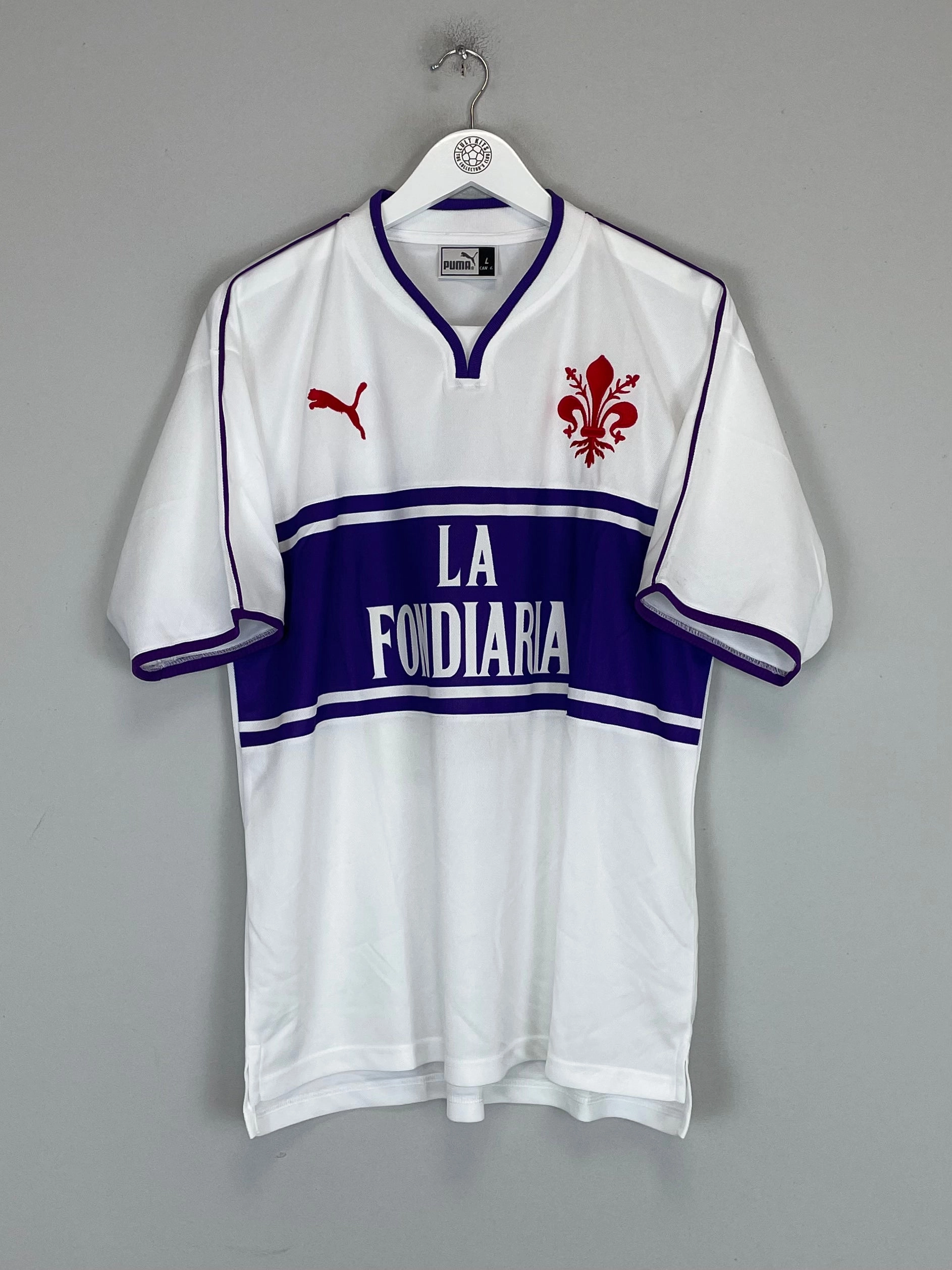 Fast Layering Gear Ready 2002/03 FIORENTINA HOME SHIRT (L) PUMA