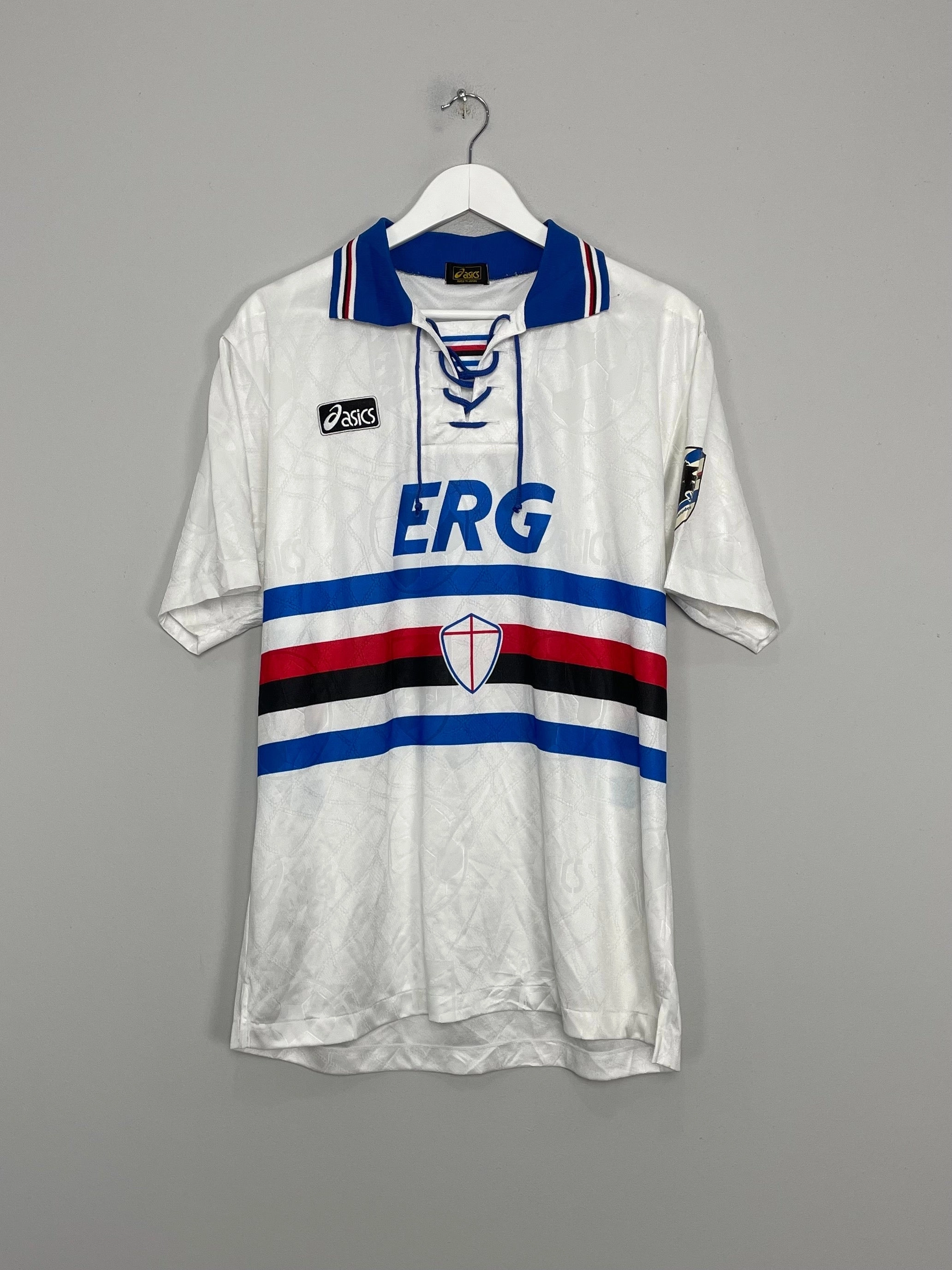 Air Mesh 1994/95 SAMPDORIA AWAY SHIRT (L) ASICS