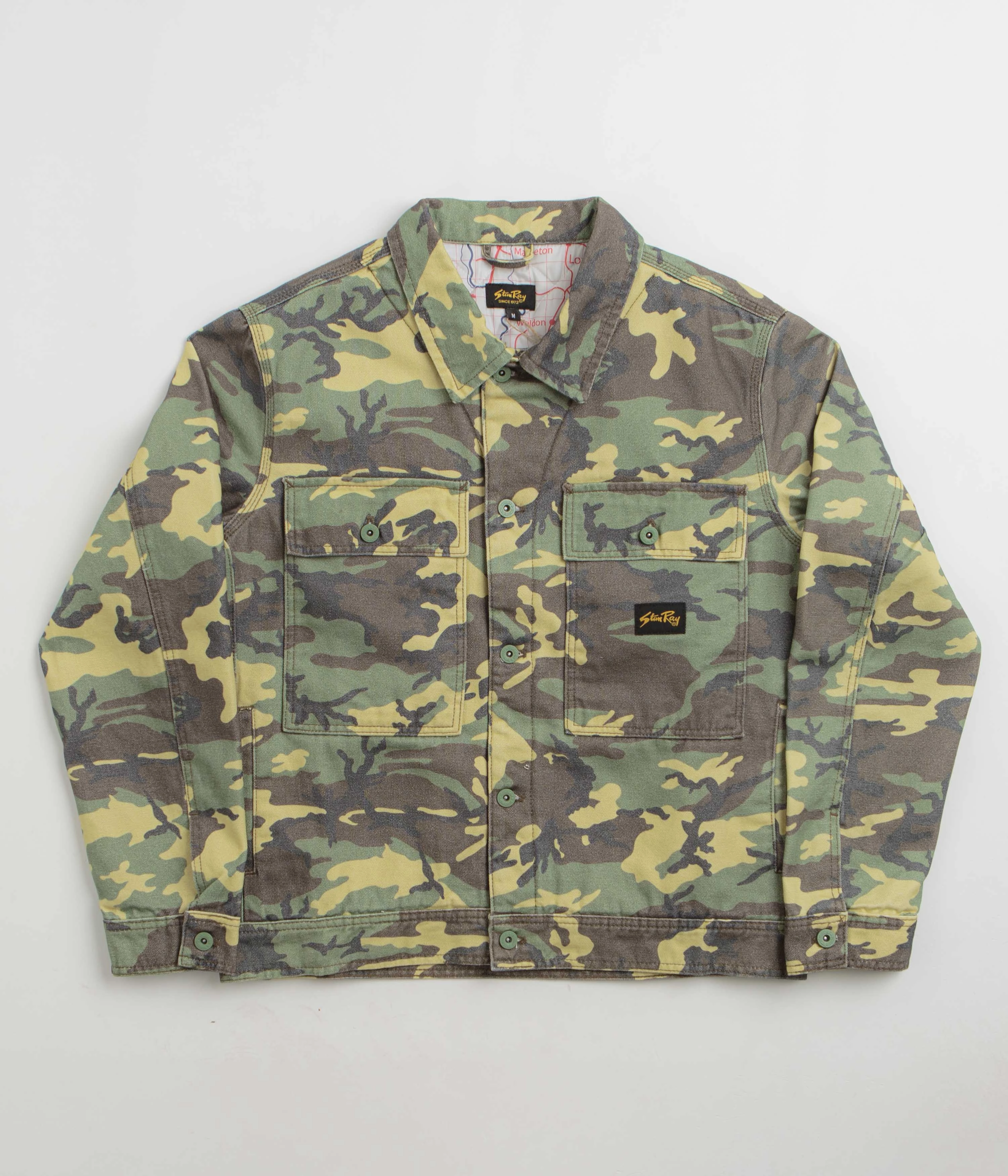 Stan Ray Lined Trucker Jacket - Woodland DPM Duck Outdoor Comfort