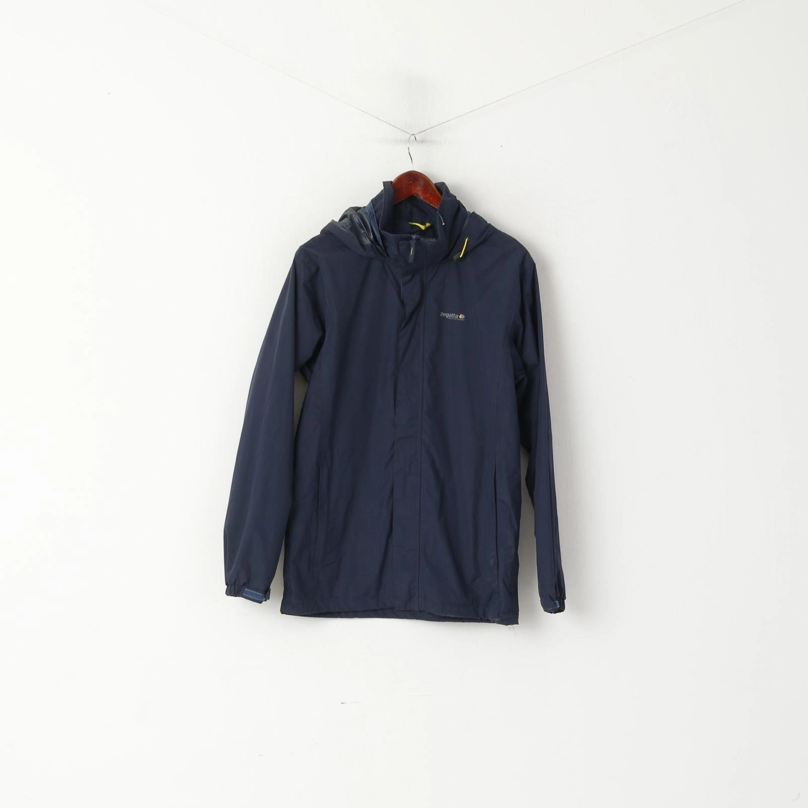 Regatta Men S 48 Jacket Navy Great Outdoors Hooded Pockets Zip Up Top Debit Quick Layer