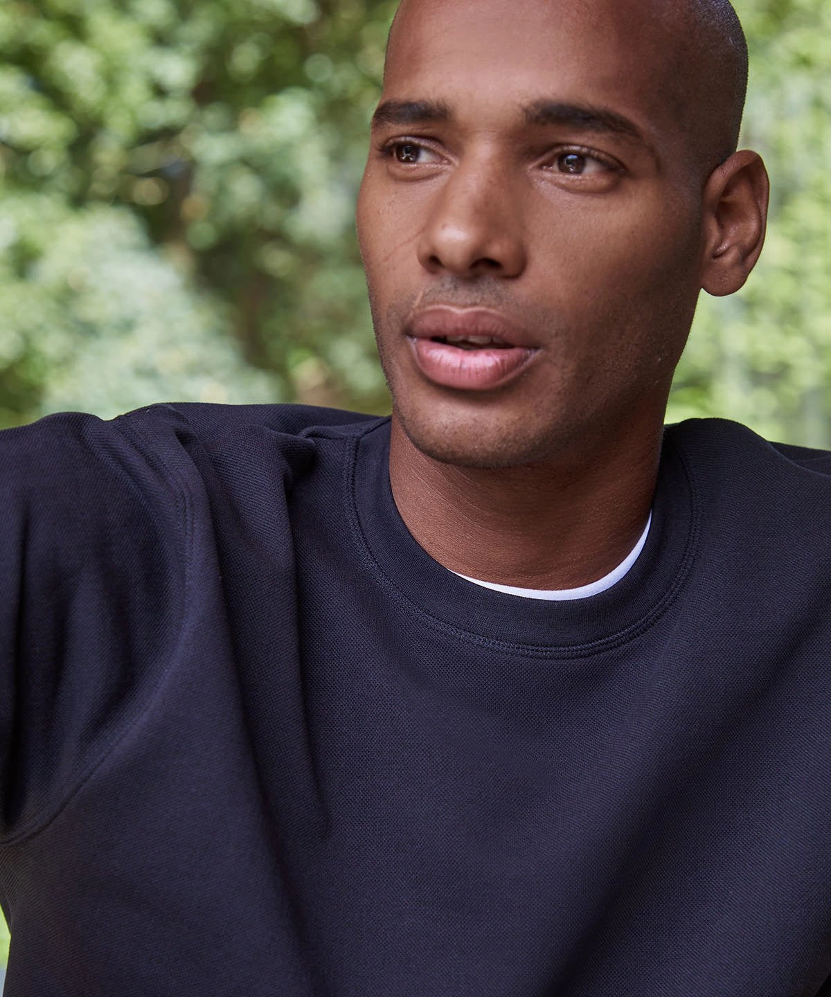 suitable for gifts Regular Fit Pique Sweatshirt | NAVY